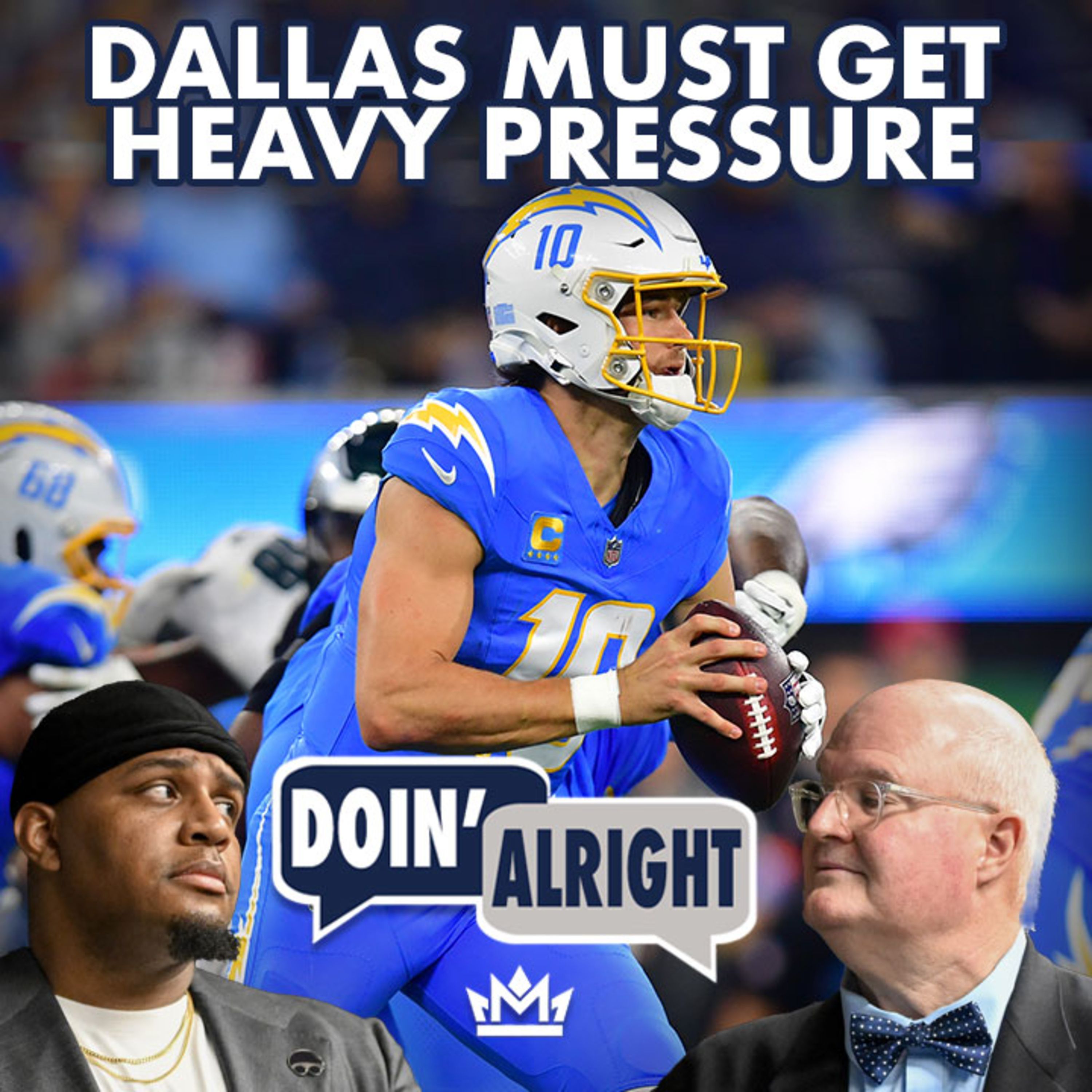 Cowboys Prep For Justin Herbert And A Physical Chargers Offense | Doin’ Alright