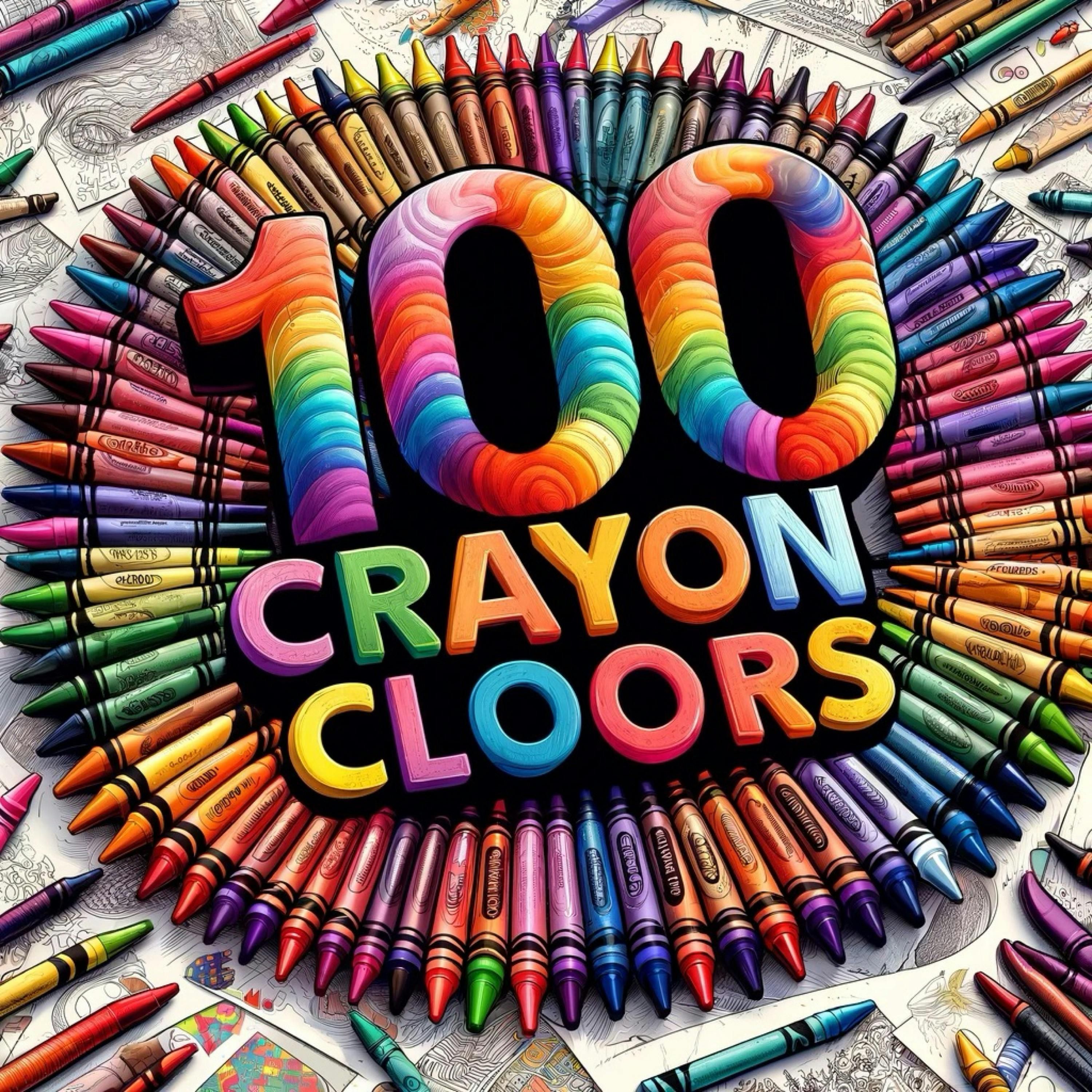 100 Crayon Colors