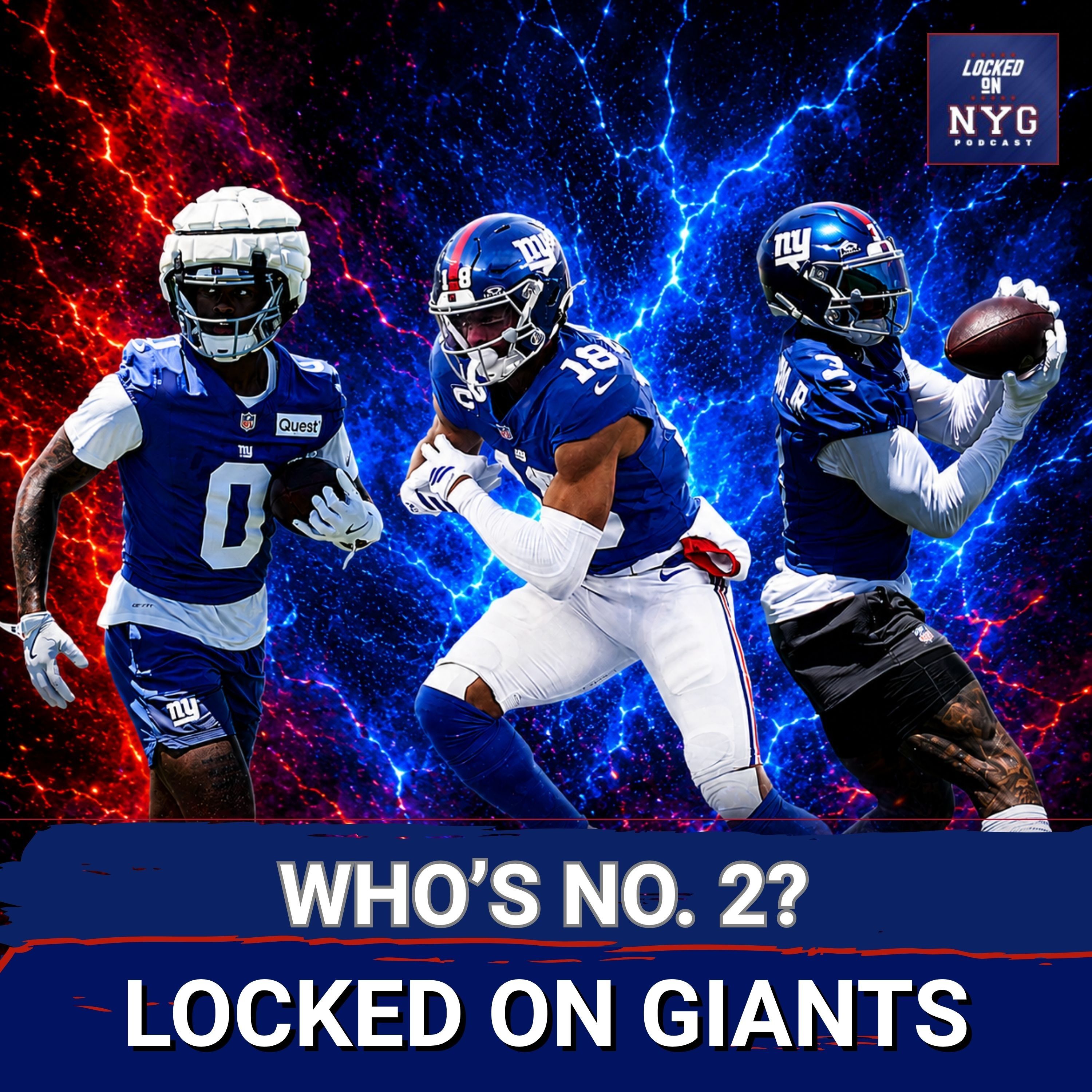 BATTLE LINES: Giants WR2 Job SPARKS Fierce Competition Between Jaxson Dart’s Top Targets