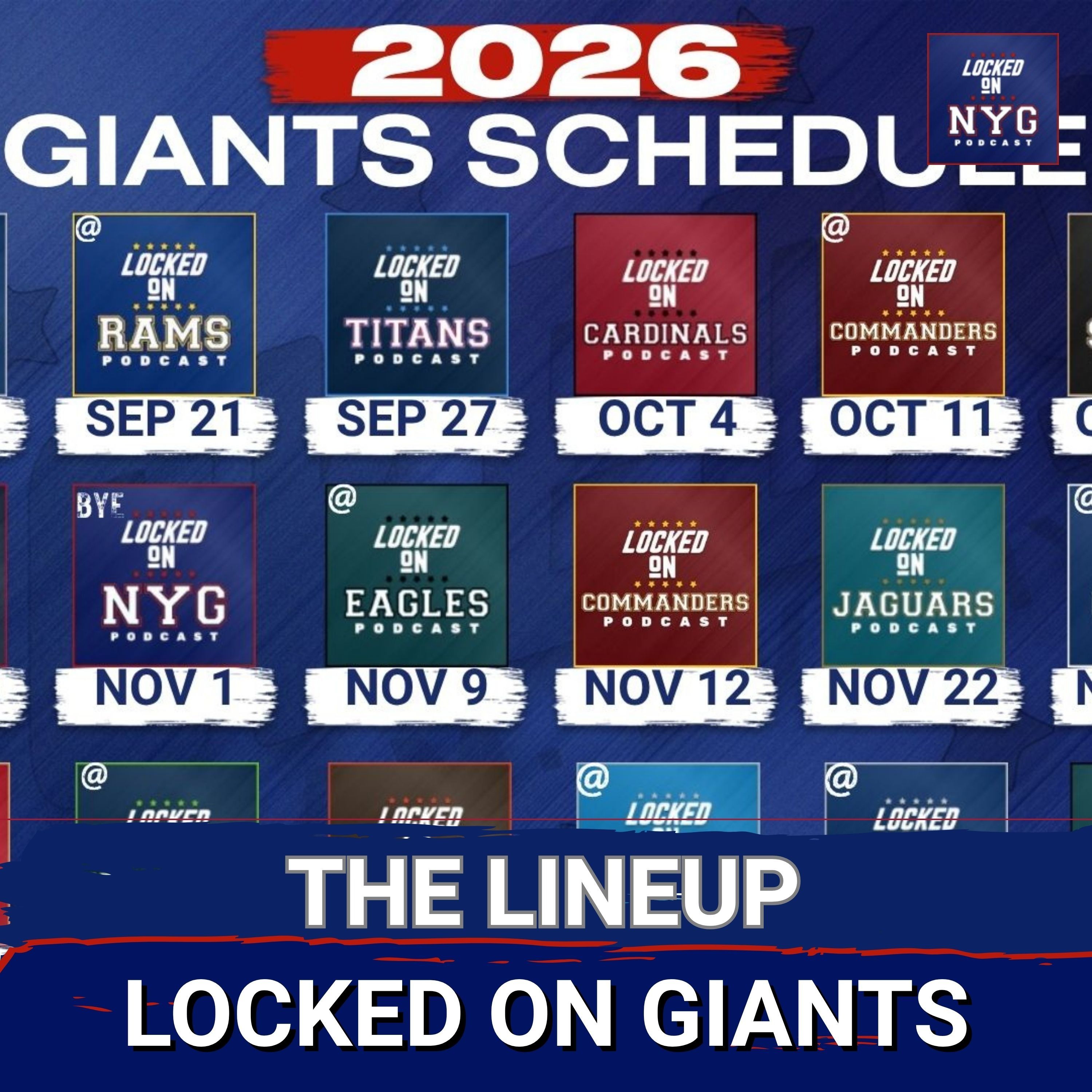New York Giants 2026 Schedule DROPS—A Lot to Like episode artwork