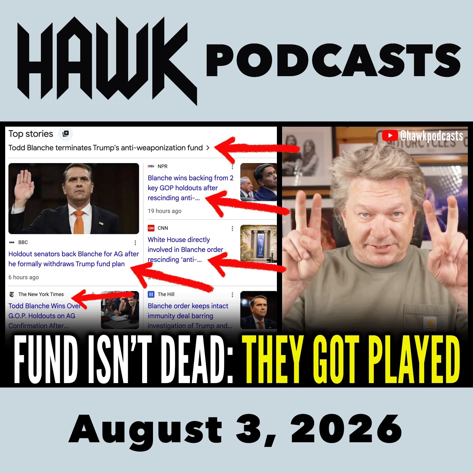 Todd Blanche DID NOT KILL the Insurrectionist Fund: Every Reporter Got This Wrong Today