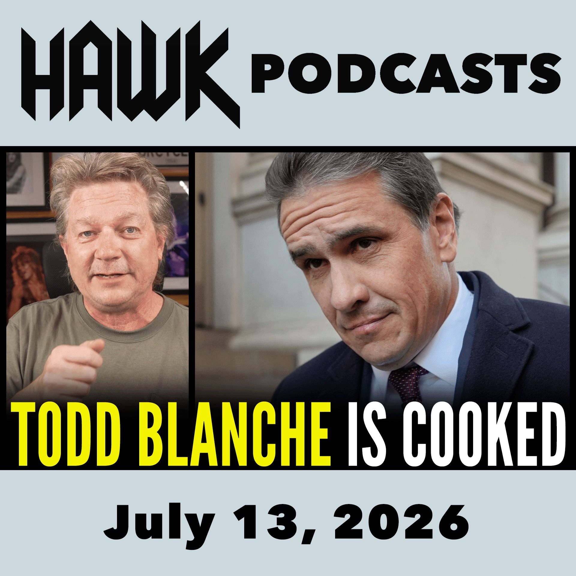 Todd Blanche is Cooked
