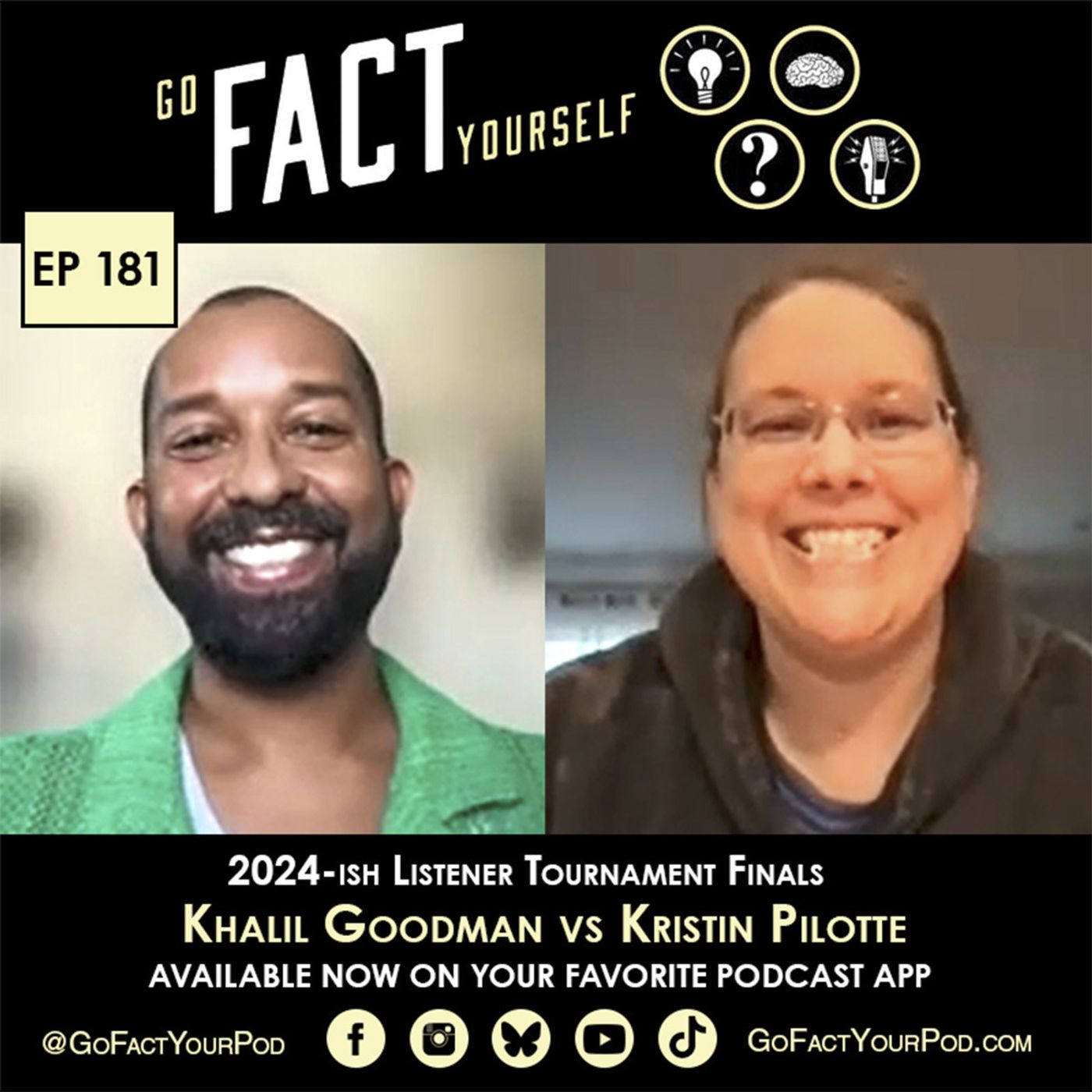 Ep. 181: The 2024(ish) Listener Tournament Finals: Khalil Goodman & Kristen Pilotte
