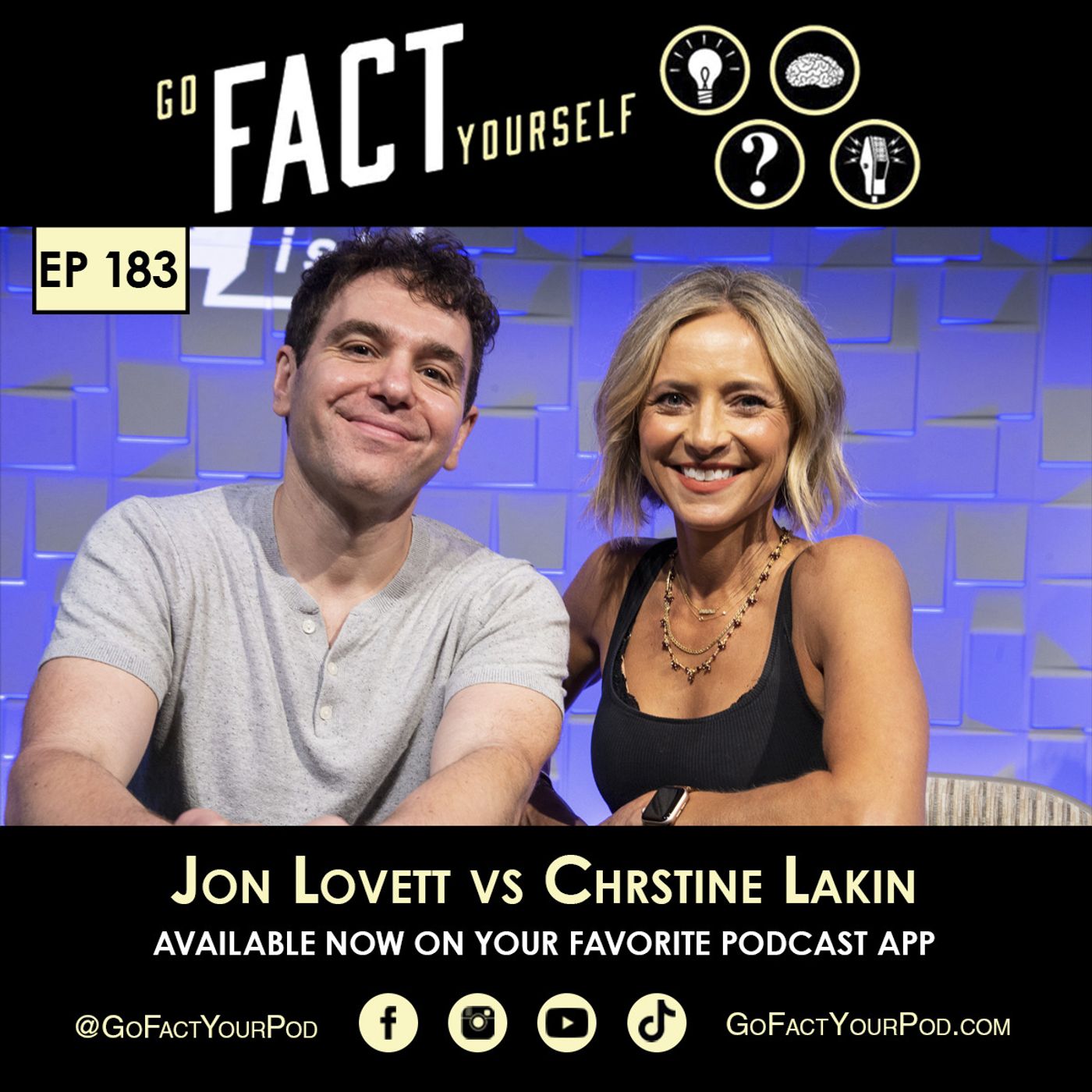 Ep. 183: Christine Lakin & Jon Lovett Ep. 183: Christine Lakin & Jon Lovett
