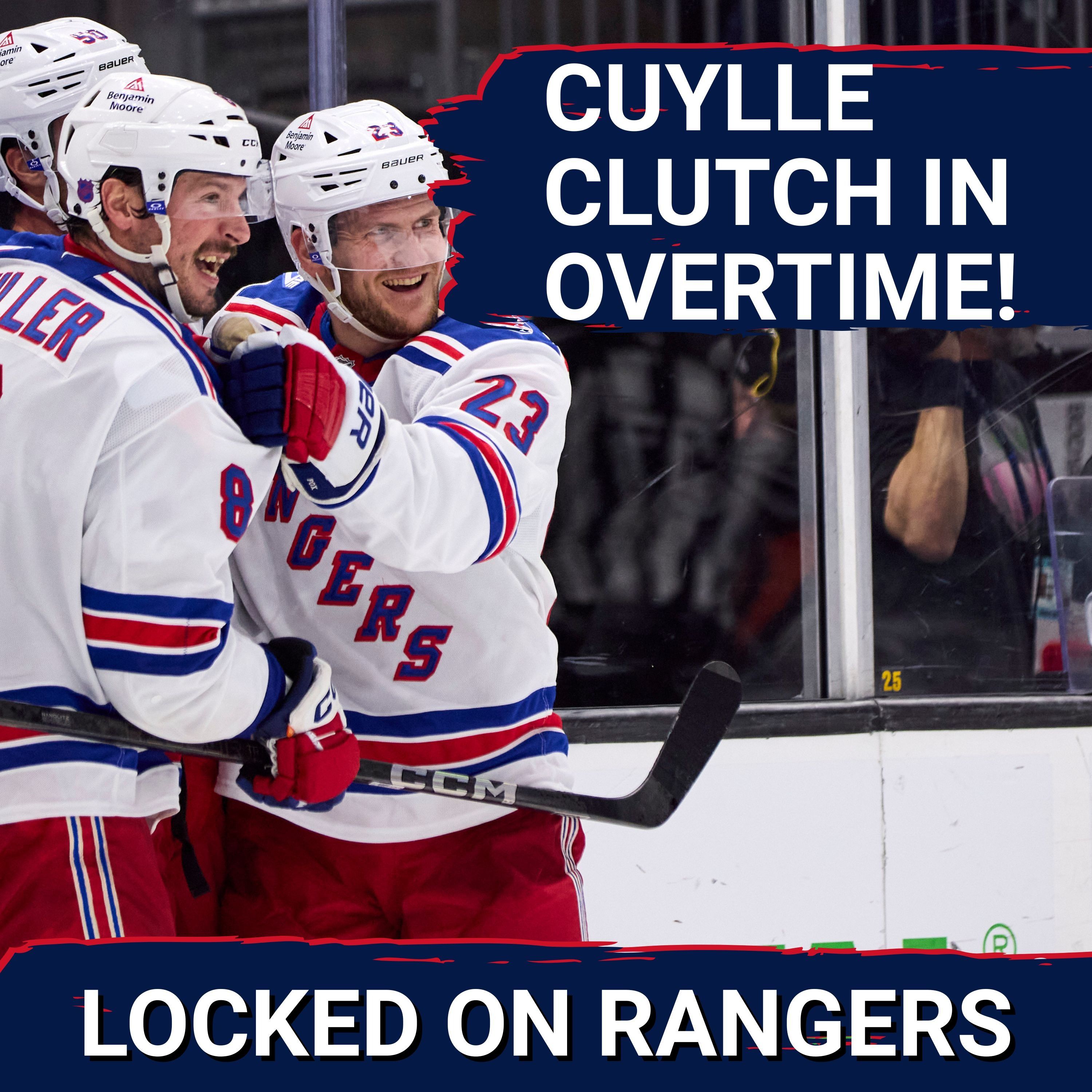 MORE HEROICS: Cuylle CLUTCH as Rangers beat Kraken in overtime thriller!!