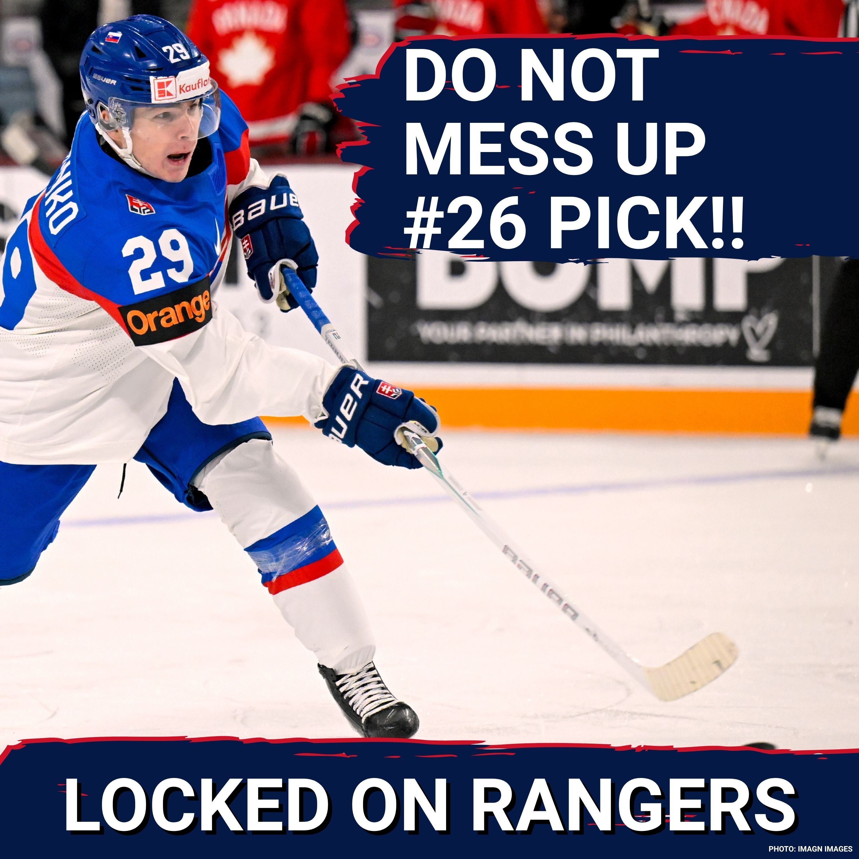 ALERT: Rangers can’t WASTE the No. 26 NHL Draft Pick! Looking at three intriguing options…