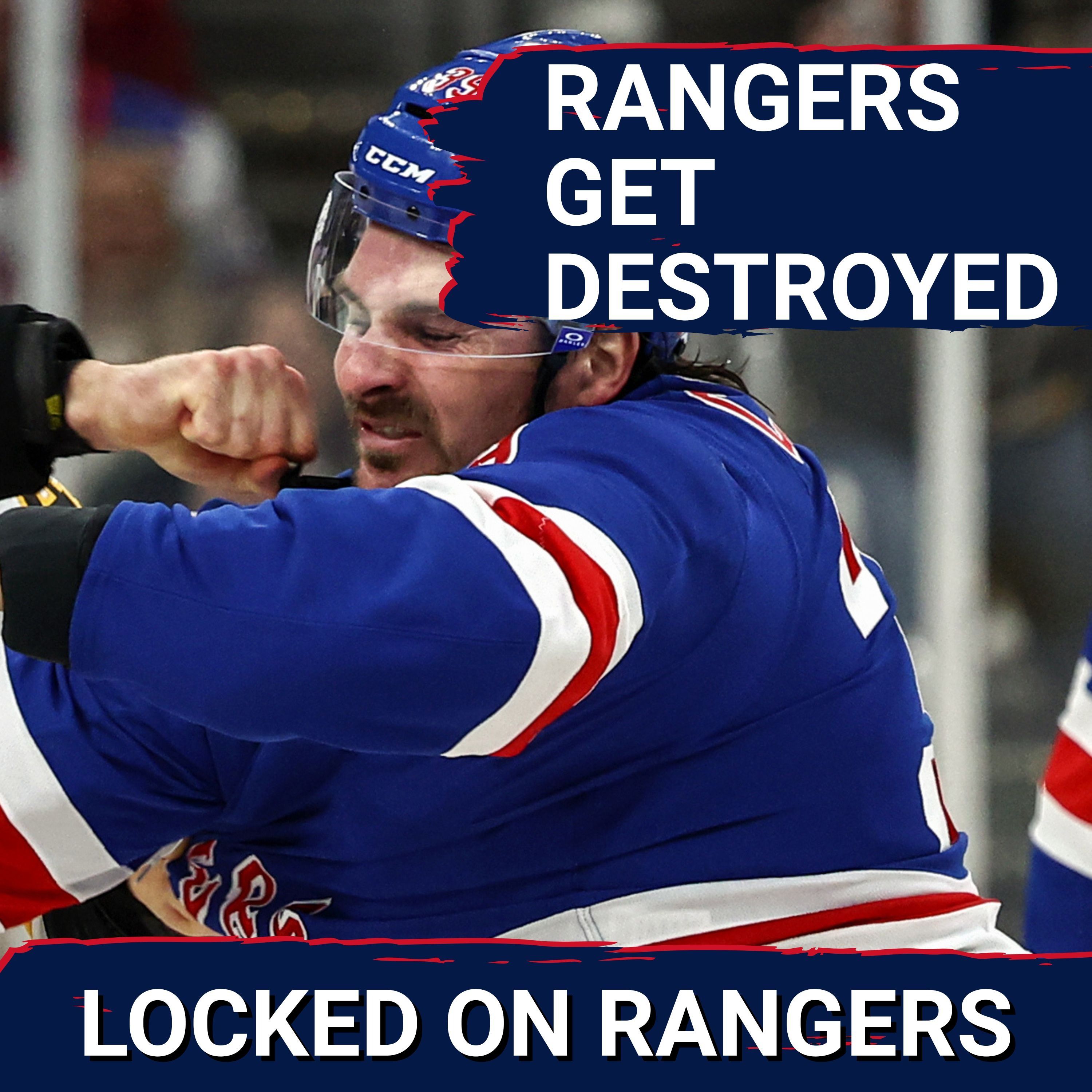 Rangers HUMILIATED by the Bruins! Trade everyone. NOW.