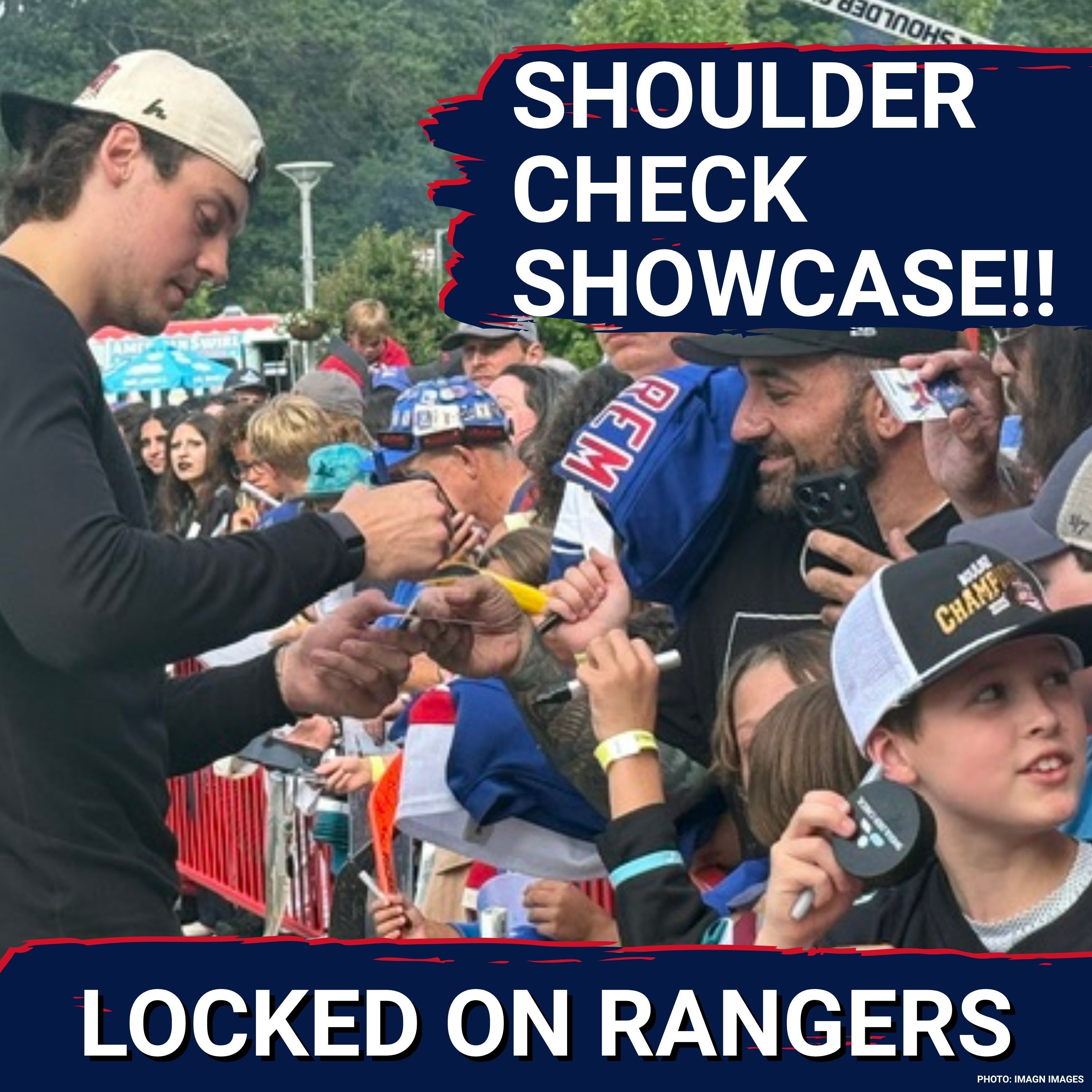 Shoulder Check Showcase!! Matt Rempe, Adam Fox, J.T. Miller and more play in charity game!