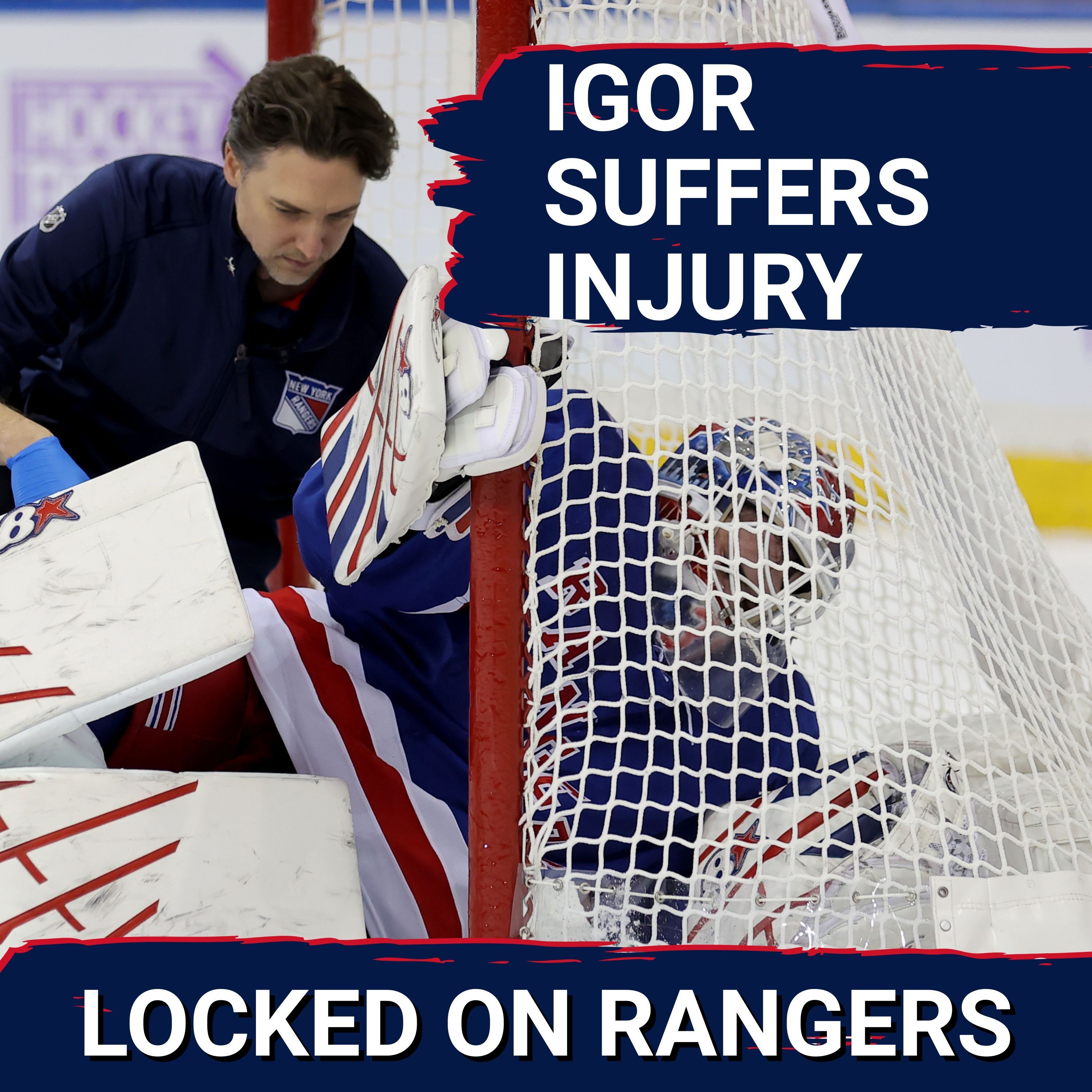 Igor Shesterkin suffers scary injury… Rangers have a brutal OT and lose to Utah