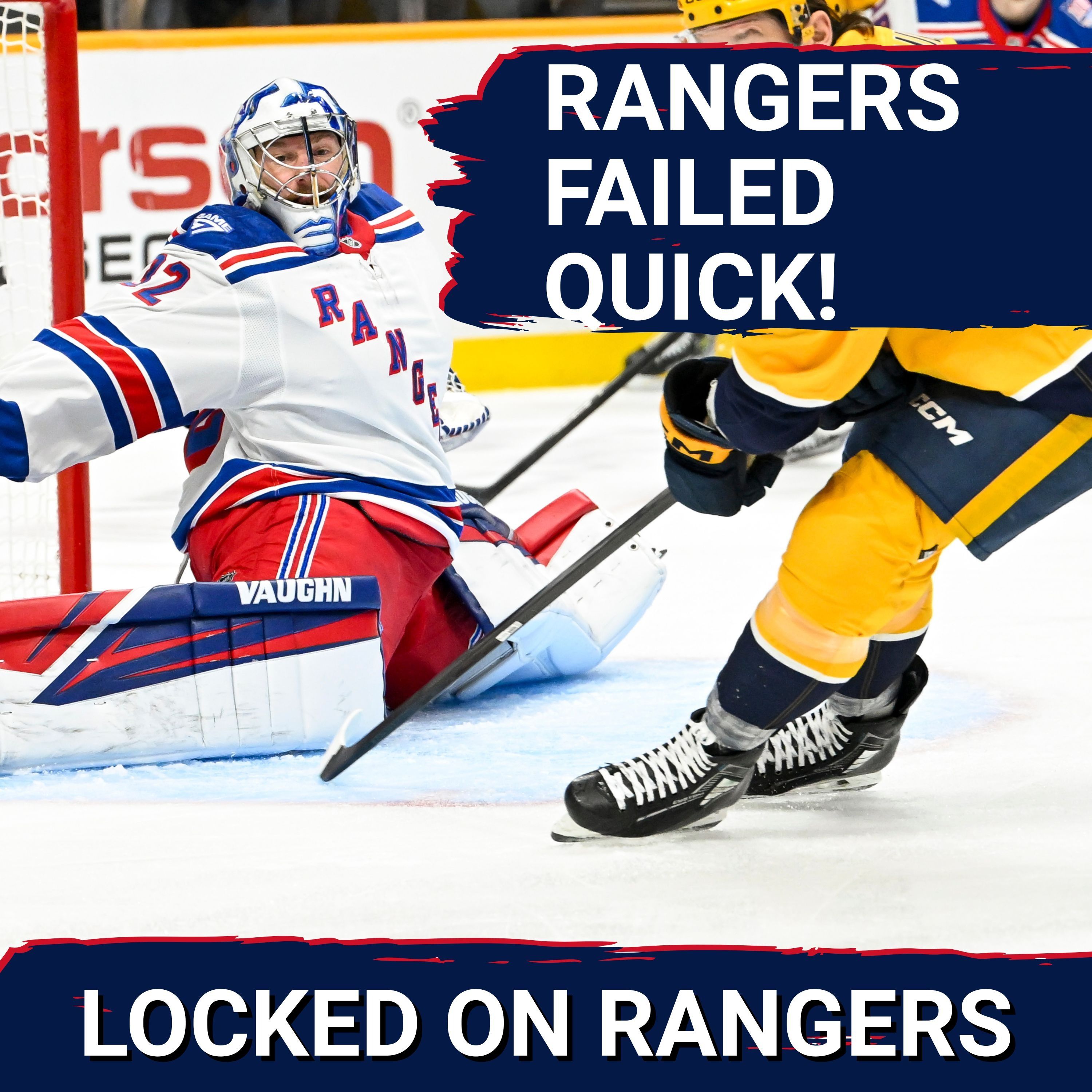 Rangers FAIL Jonathan Quick with BRUTAL showing against the Preds! Powerplay is an abomination!