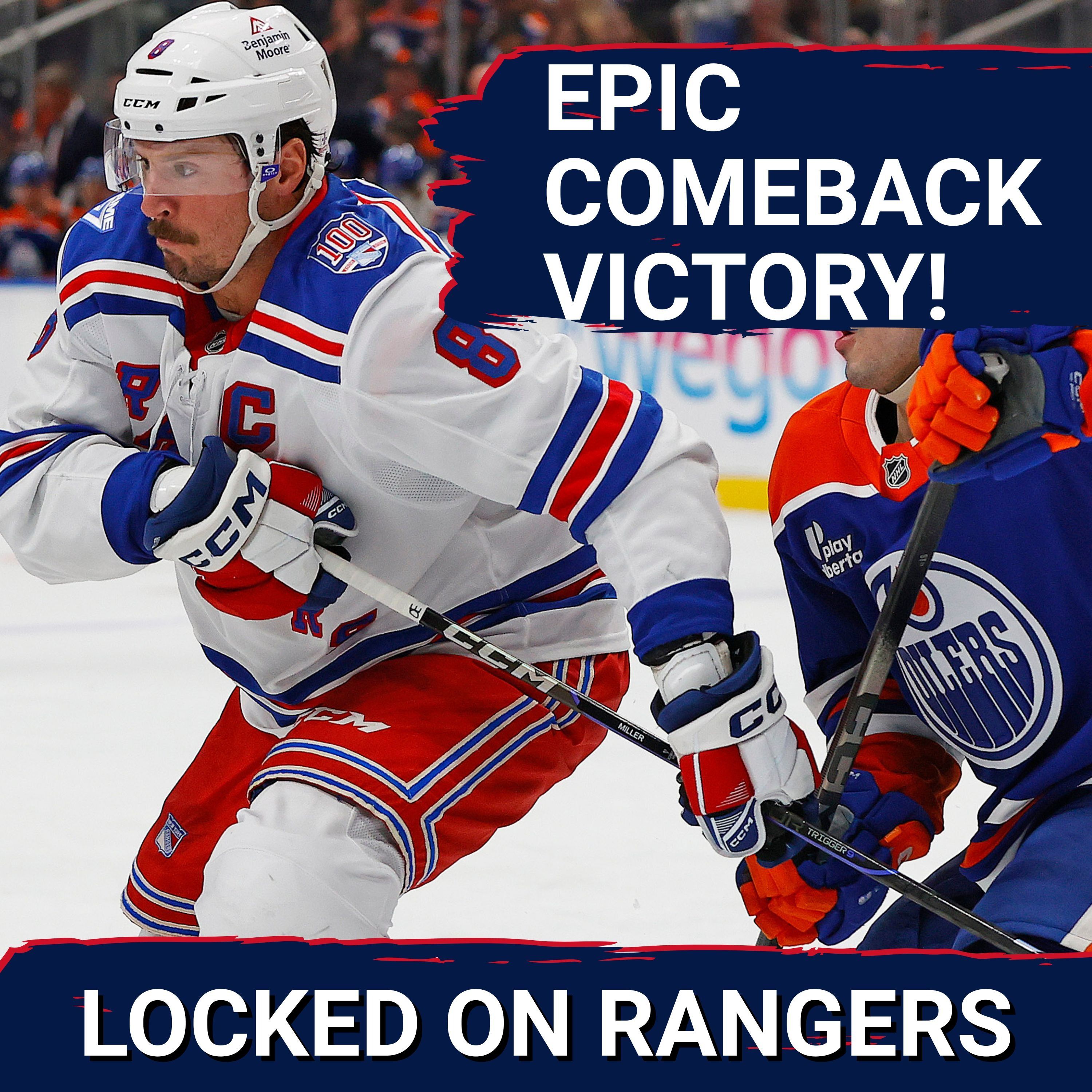Rangers earn EPIC comeback win!! Captain Miller delivers! Issuing a challenge to Igor Shesterkin!