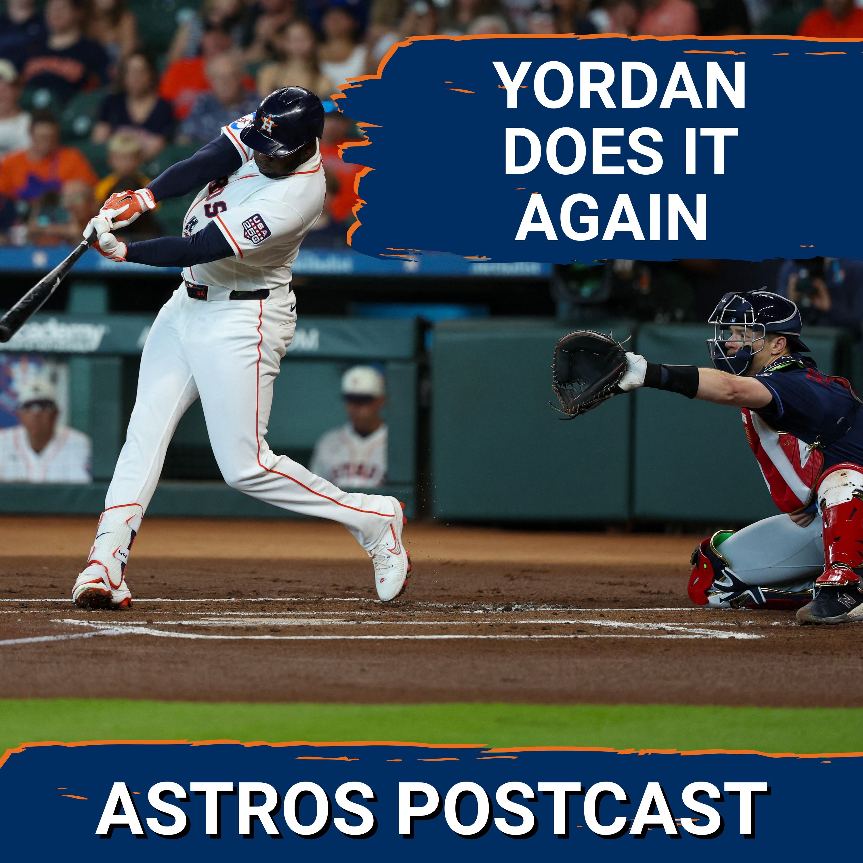 ASTROS POSTCAST: Yordan Alvarez Delivers In The Clutch Again To Beat The Tampa Bay Rays episode artwork