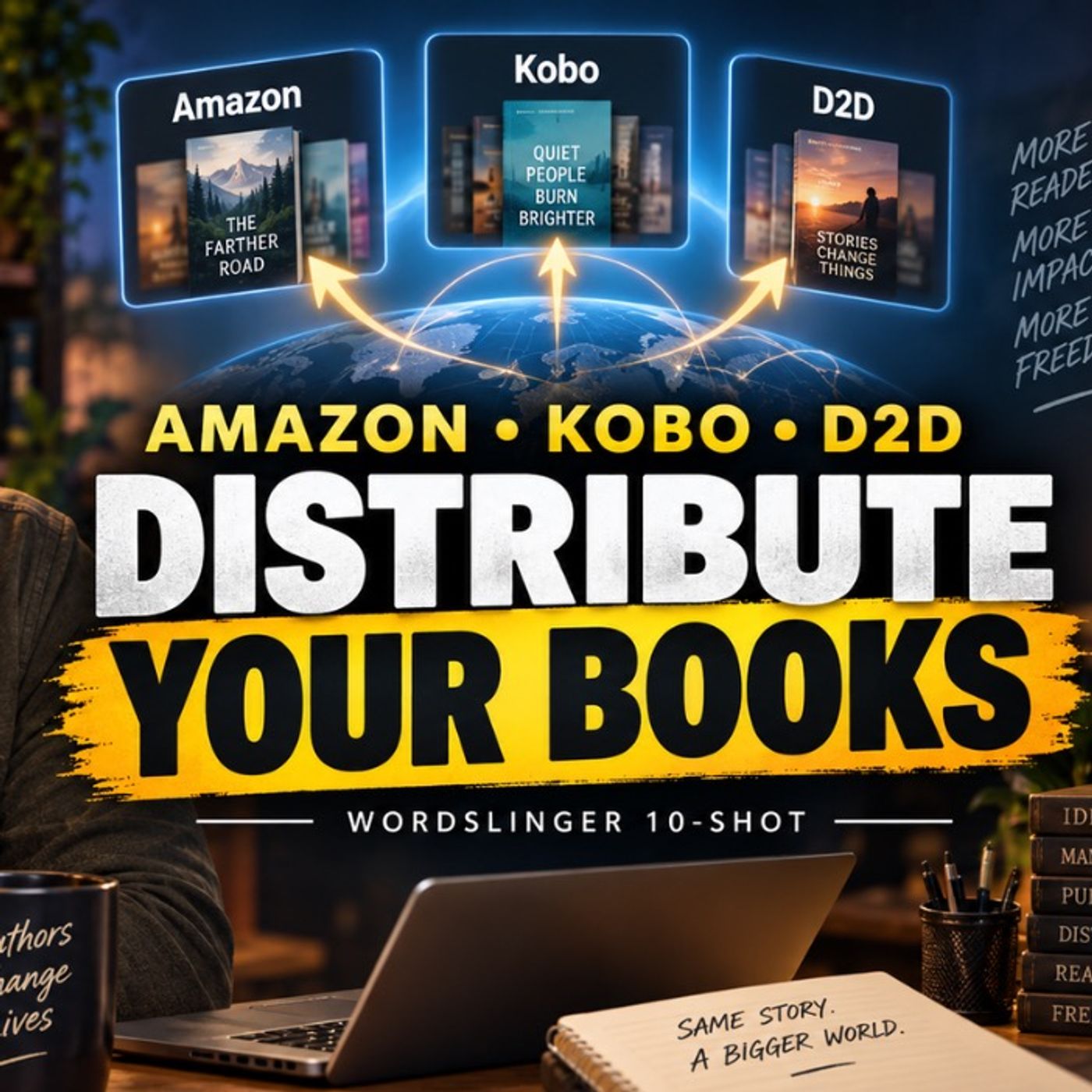 Amazon, Kobo, D2D: Here’s How I Distribute My Books episode artwork