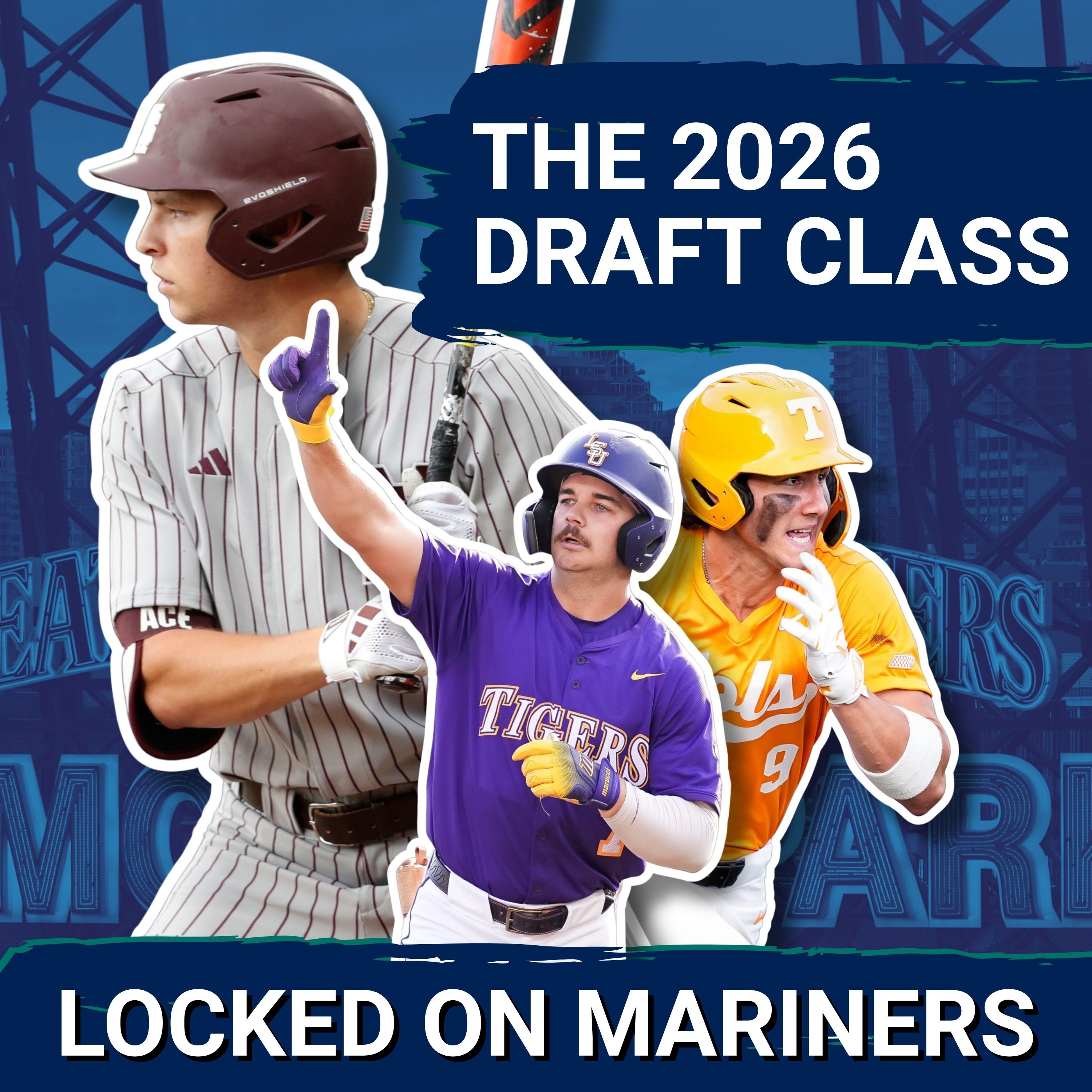 FIRST REACTION: The 2026 Seattle Mariners Draft Class episode artwork