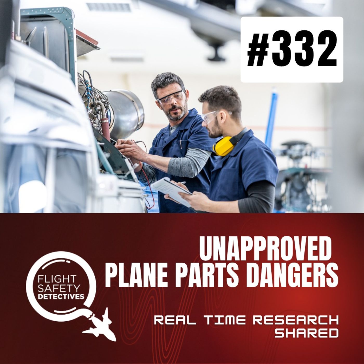 Real Time Research into Unapproved Plane Parts - Episode 332 episode artwork