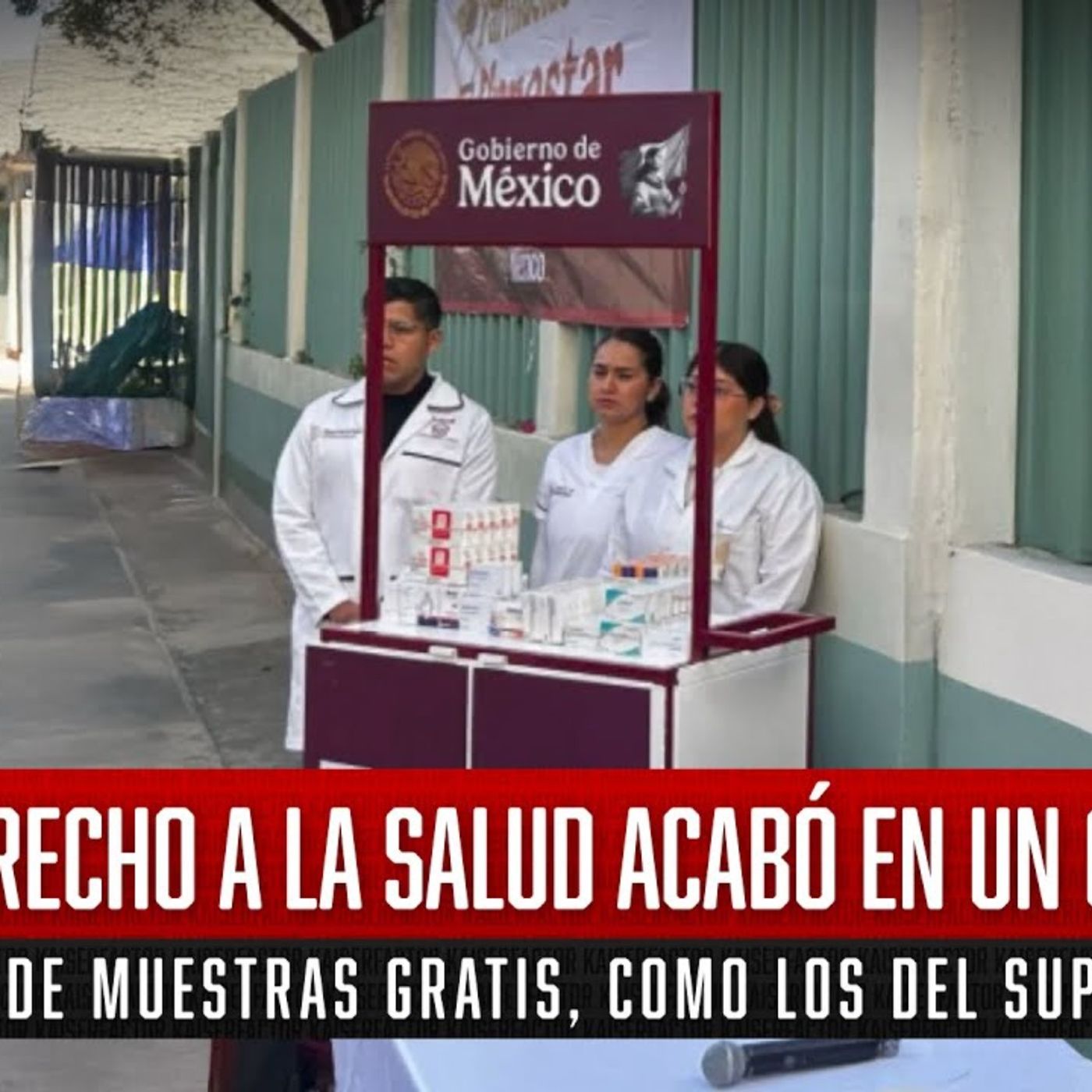 El Derecho a la Salud Acabó en un Carrito de Muestras Gratis, Como los del Súper