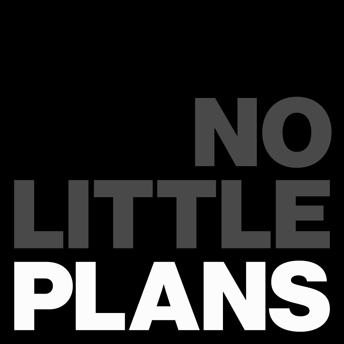 Introducing No Little Plans
