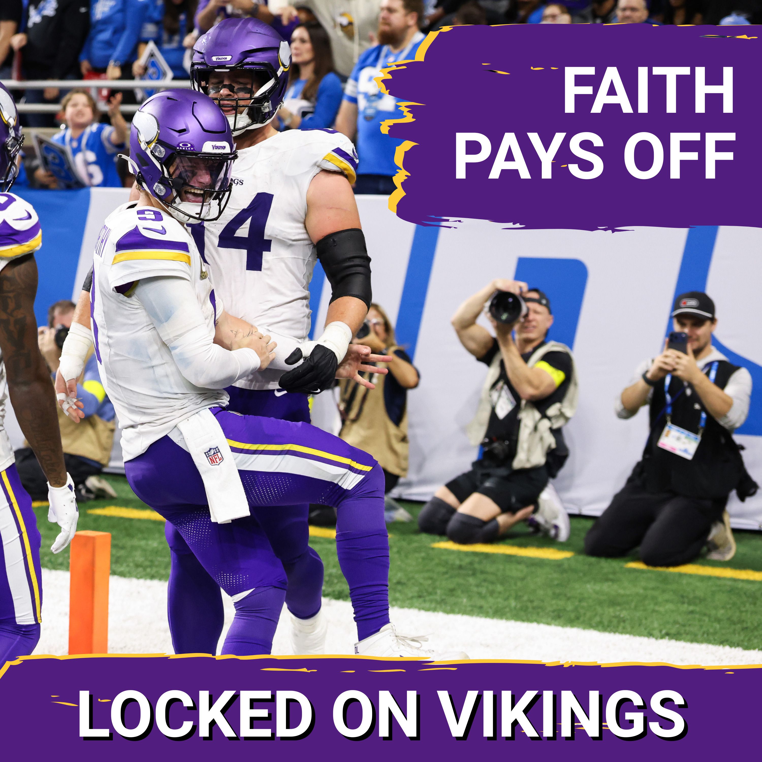 FAITH In J.J. McCarthy Leads Minnesota Vikings To Signature Win
