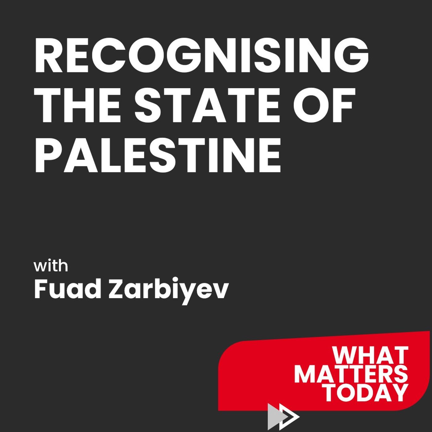 Recognising the State of Palestine