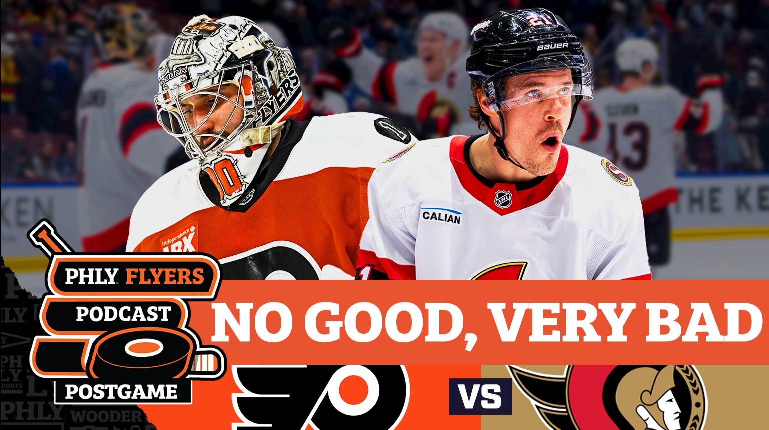 Dan Vladar shows Olympic pedigree, Flyers offense CAN'T break Sens D in loss | PHLY Flyers Postgame