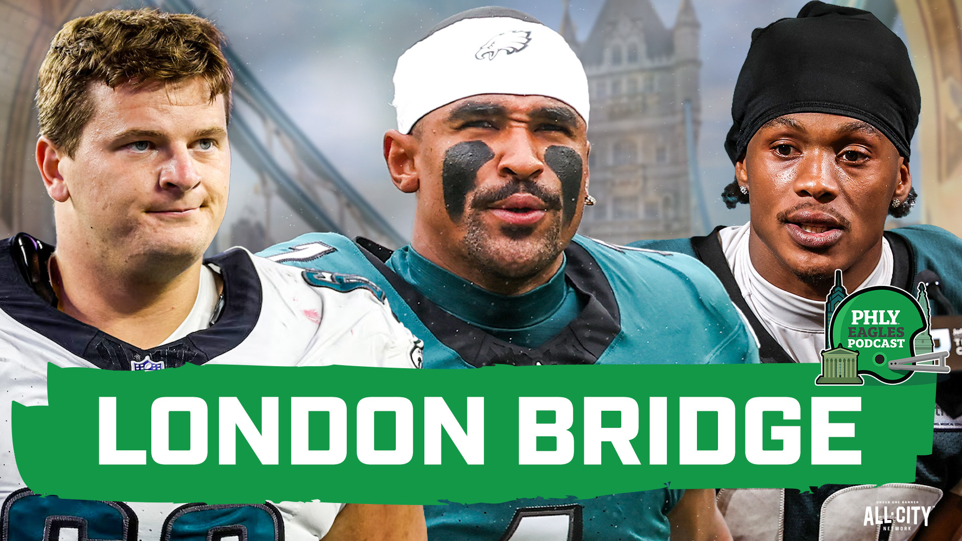 Jalen Hurts Leads Eagles To London, Drew Kendall & Tay Wicks’ Status In Doubt | PHLY Eagles Podcast