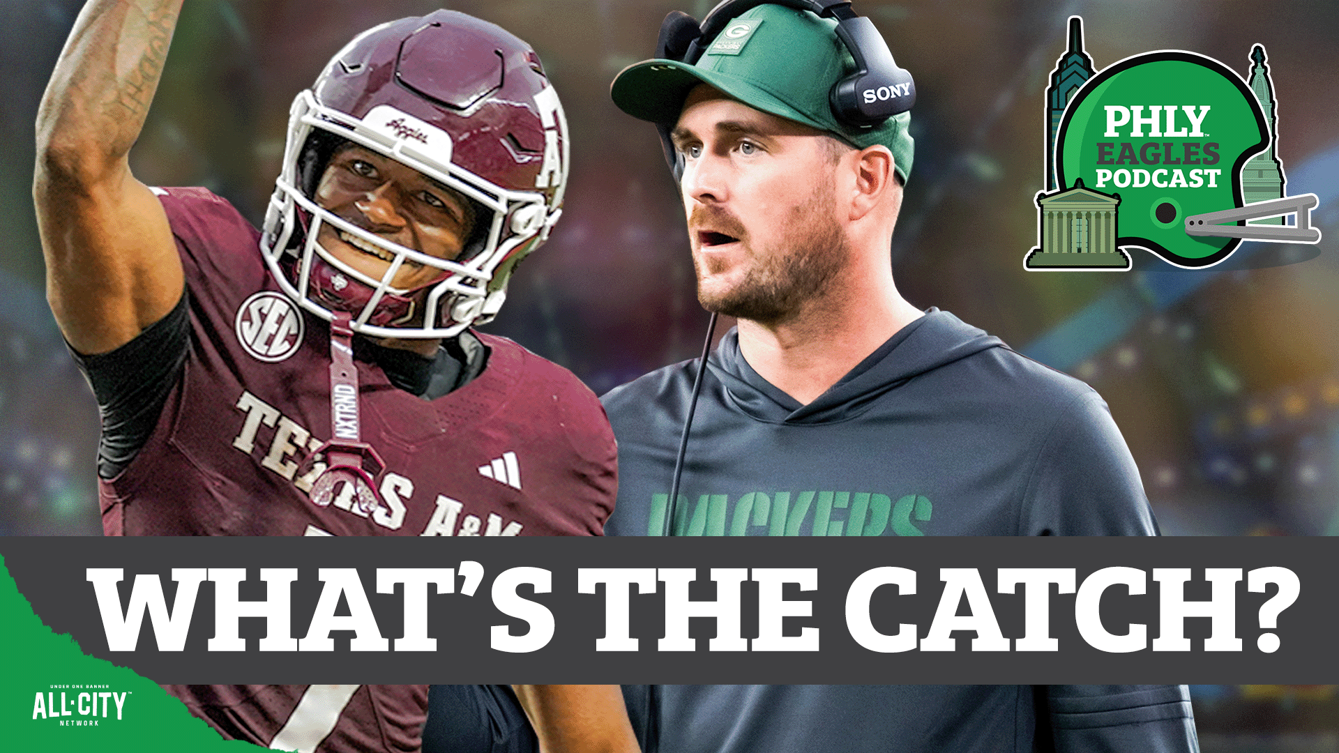 Eagles Draft: Why KC Concepcion Is PERFECT FIT For Sean Mannion’s Offense | PHLY Eagles Podcast