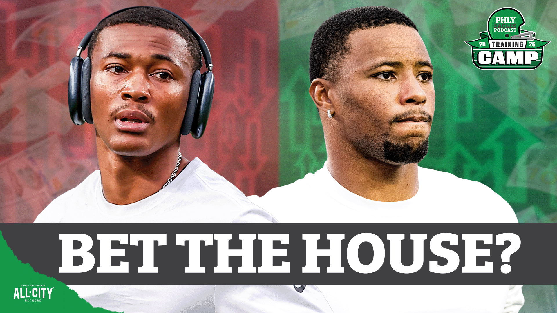 Eagles Over/Under: Can DeVonta Smith Top 1,400 Yds? Will Saquon Barkley Explode Again? | PHLY Eagles