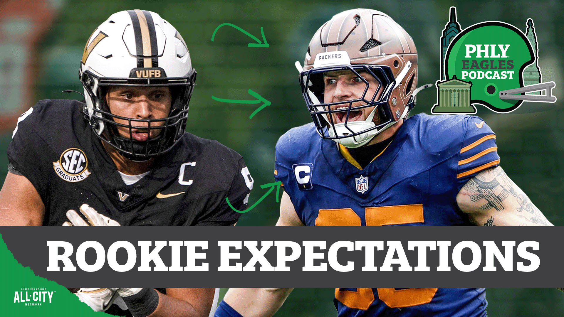 Makai Lemon, Eli Stowers Over/Unders: What To Expect From Eagles Rookie Class | PHLY Eagles Podcast