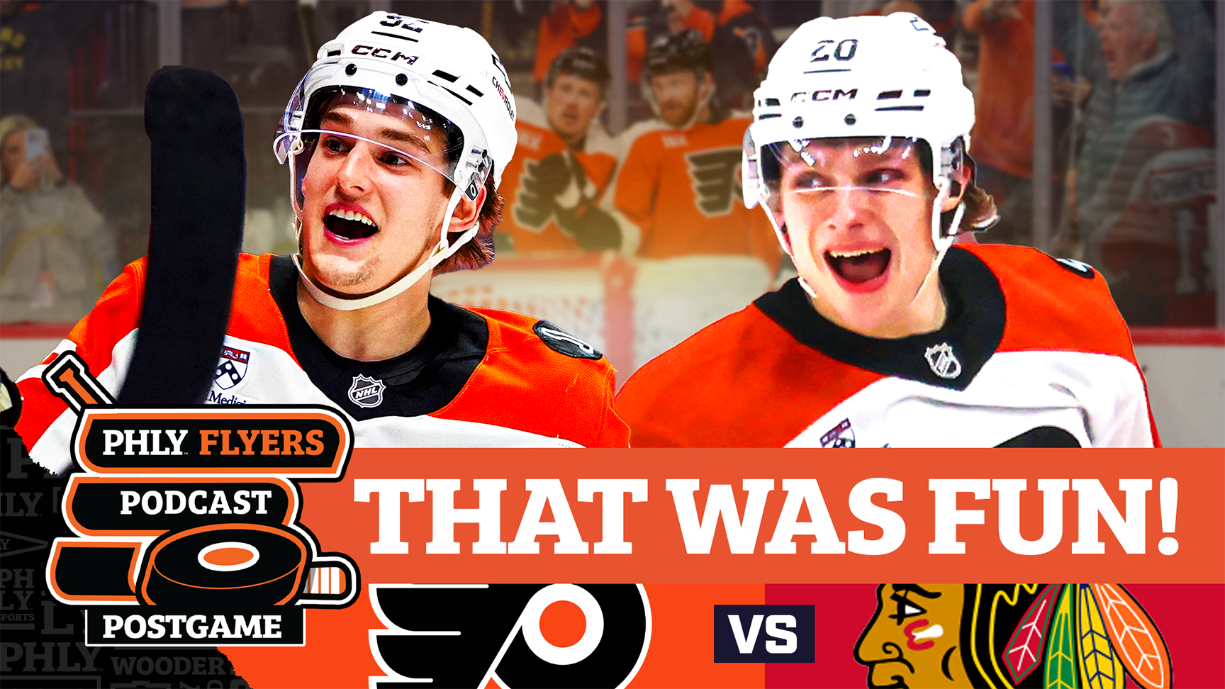 Alex Bump, Flyers MANHANDLE Bedard’s Blackhawks in blowout win | PHLY Flyers Podcast