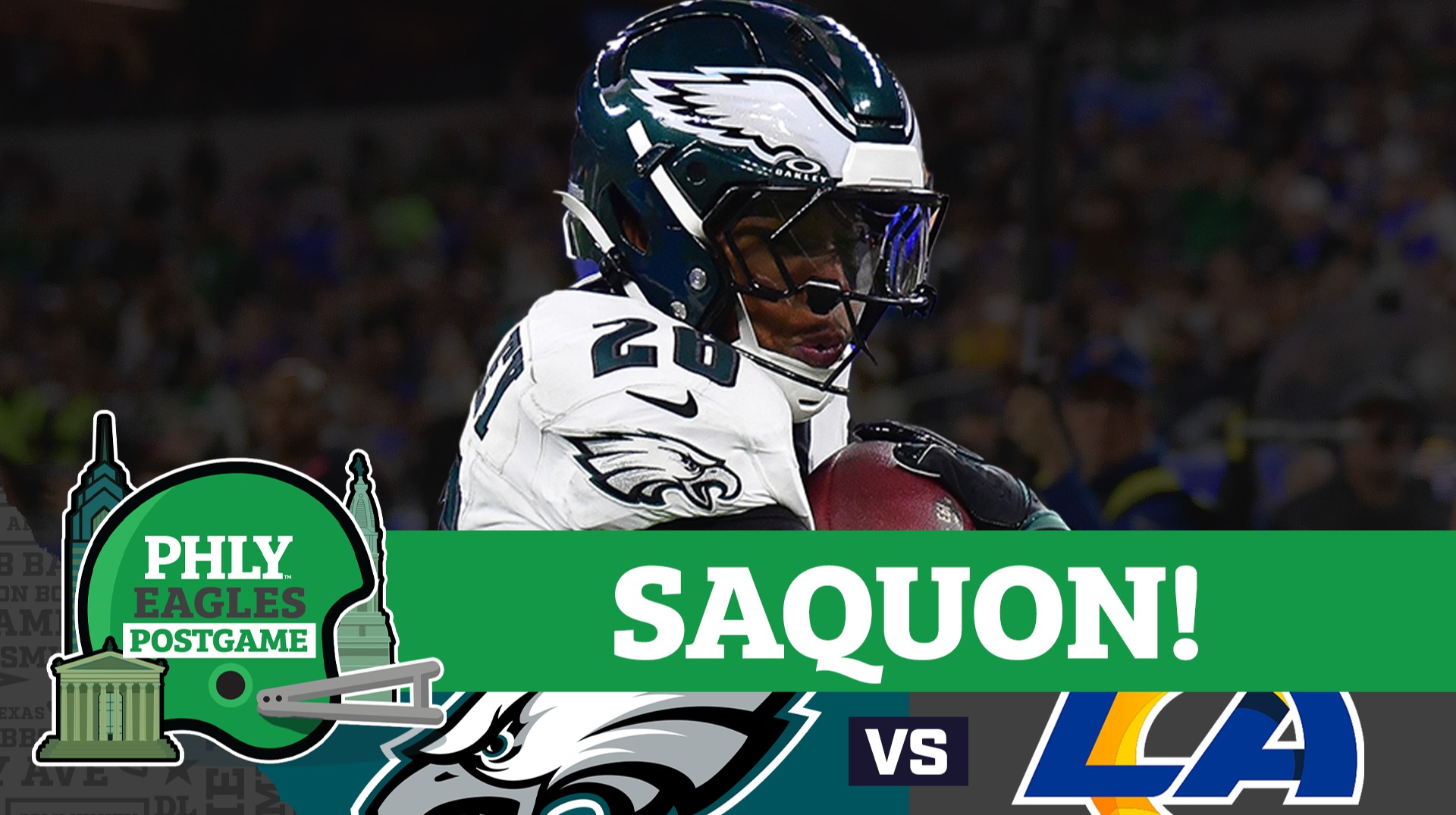 Saquon Barkley tops 300 yards as Philadelphia Eagles sprint past Los Angeles Rams, move to 9-2
