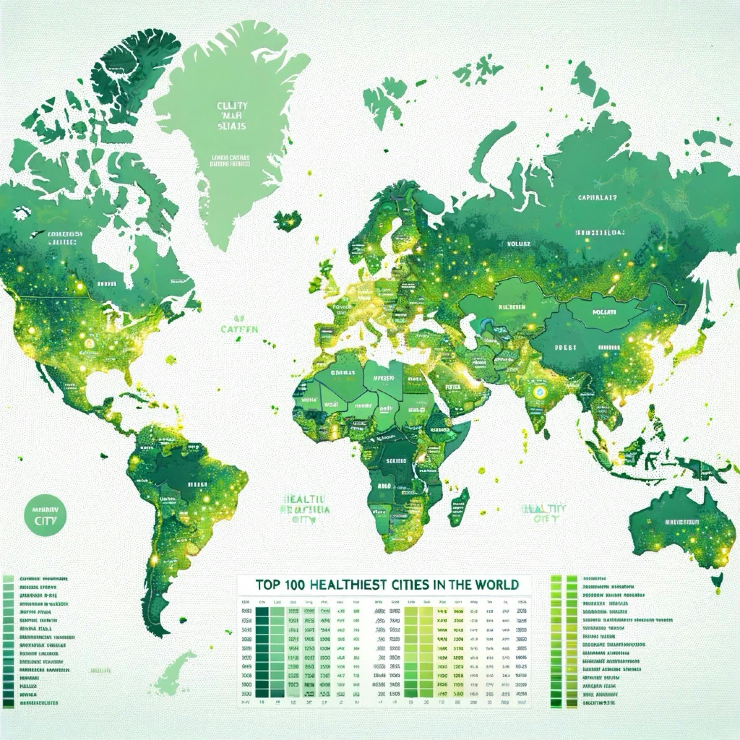 Top 100 Healthiest Cities in the World