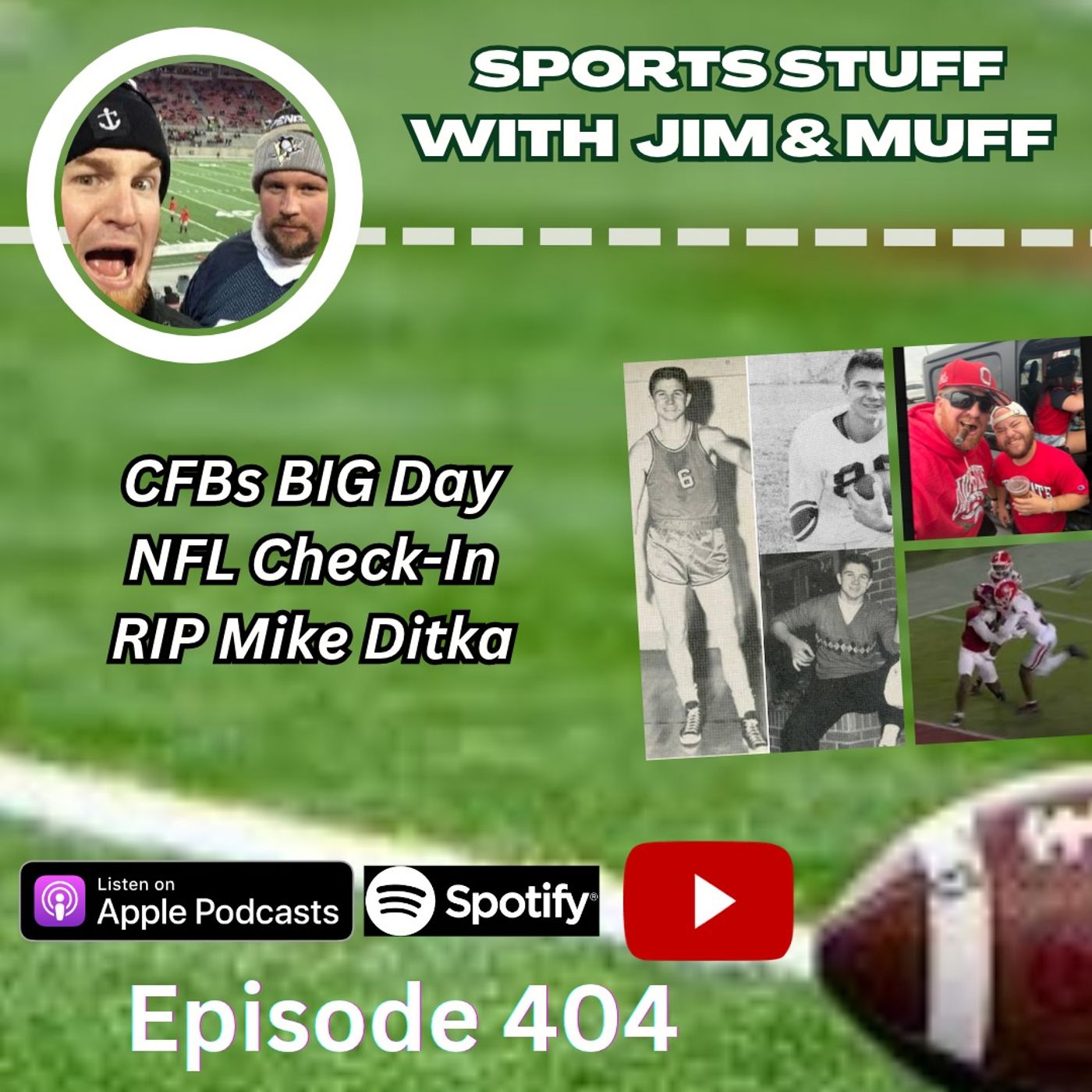 SSJM 404 | Was It PI? | CFB Shakeups | RIP Mike Ditka | NFL Rundown episode artwork