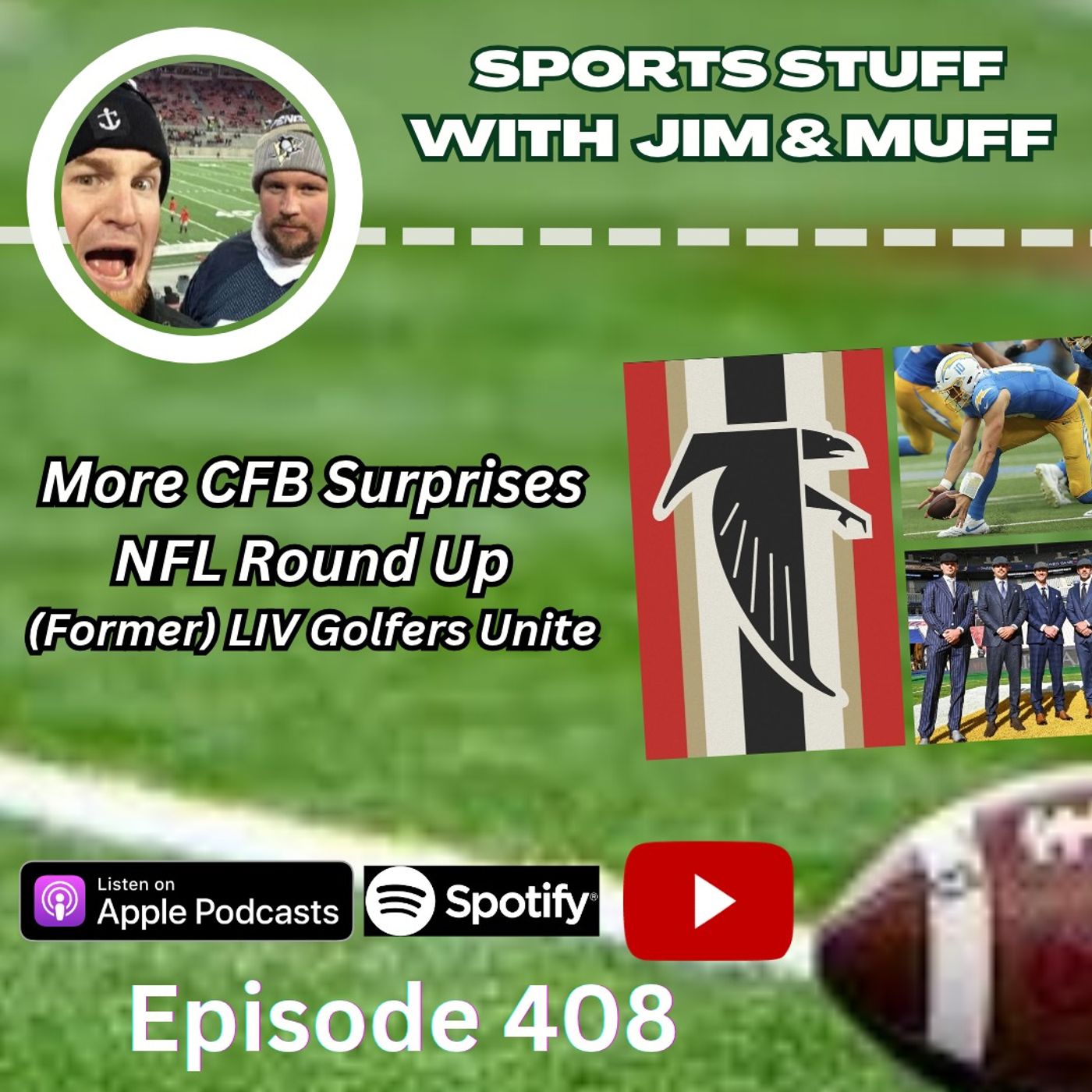 SSJM 408 | More Top CFB Teams Go Down | NFL Round Up | Interesting News in Sports episode artwork