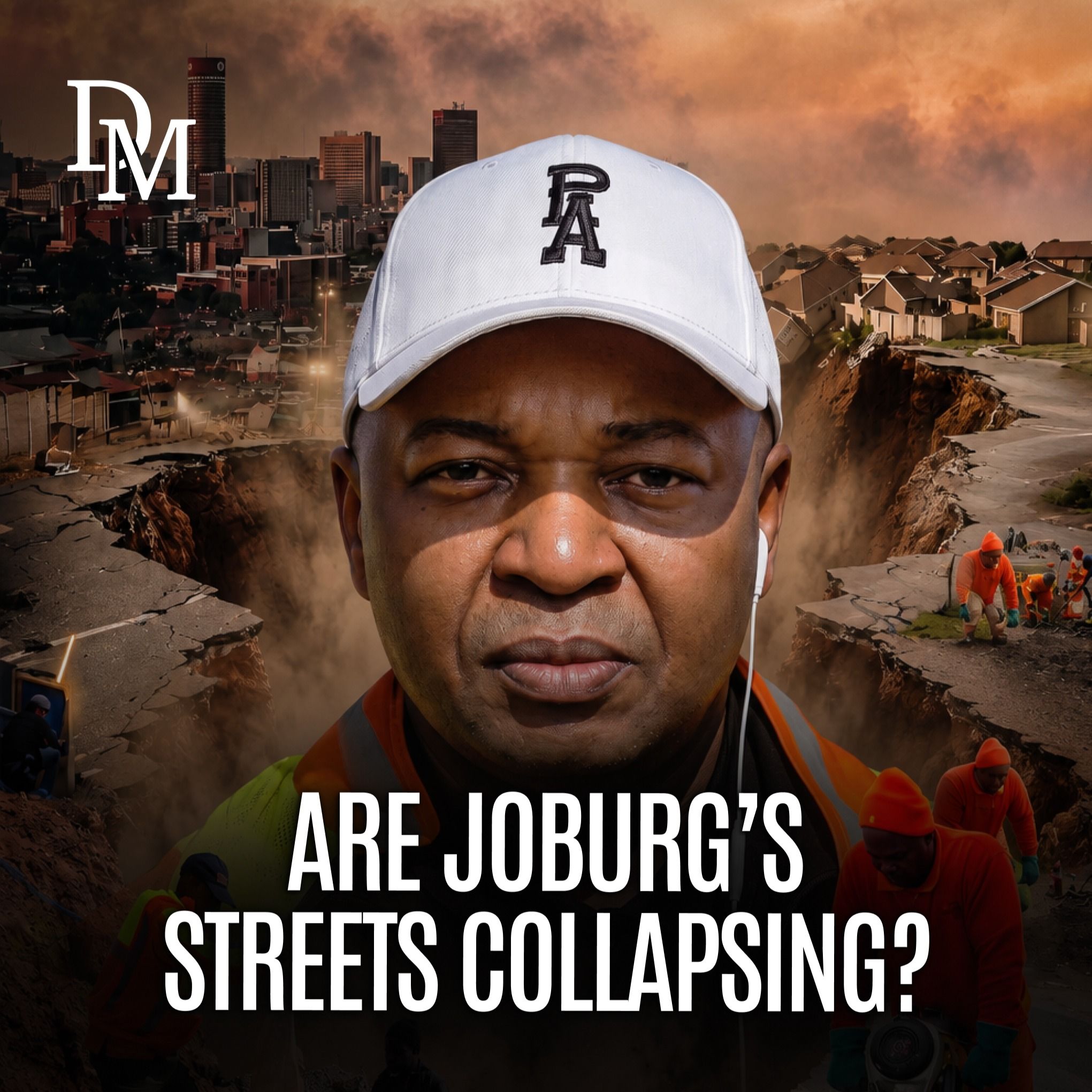 Roads, shops, factories and homes threatened by sinkholes as illegal mining hollows out Joburg episode artwork