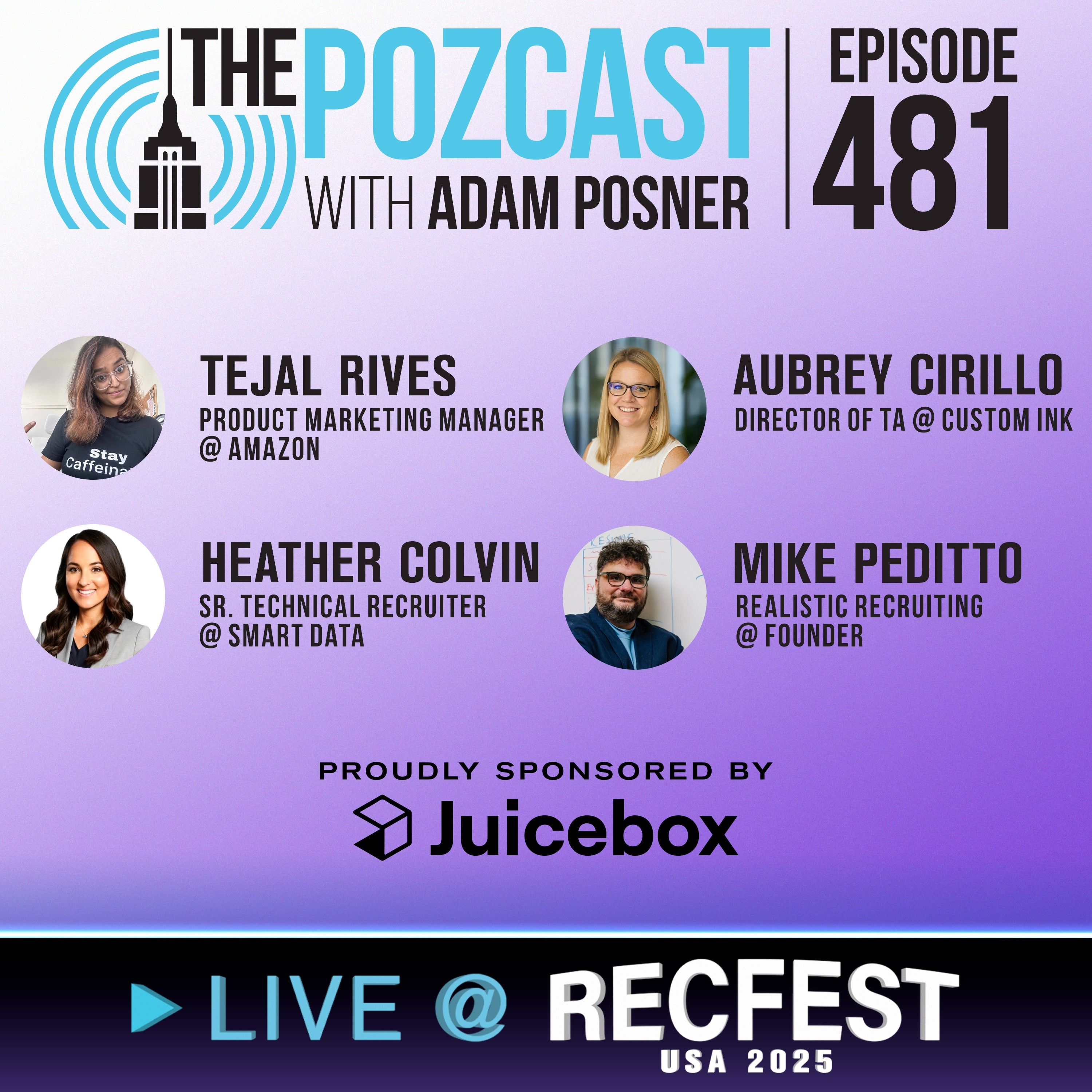 From Amazon to Custom Ink: Real Talk on Recruiting, AI & Career Pivots- LIVE from RecFest 2025
