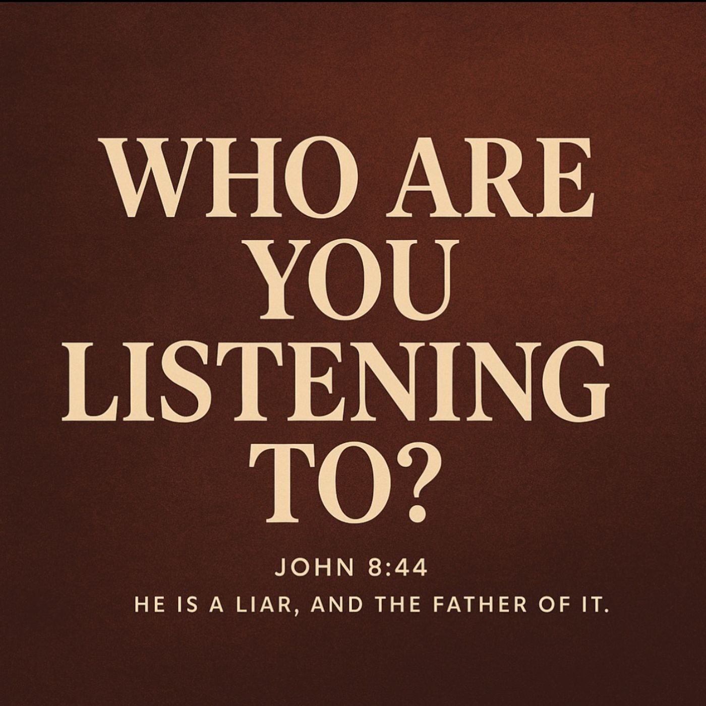 Who Are You Listening To