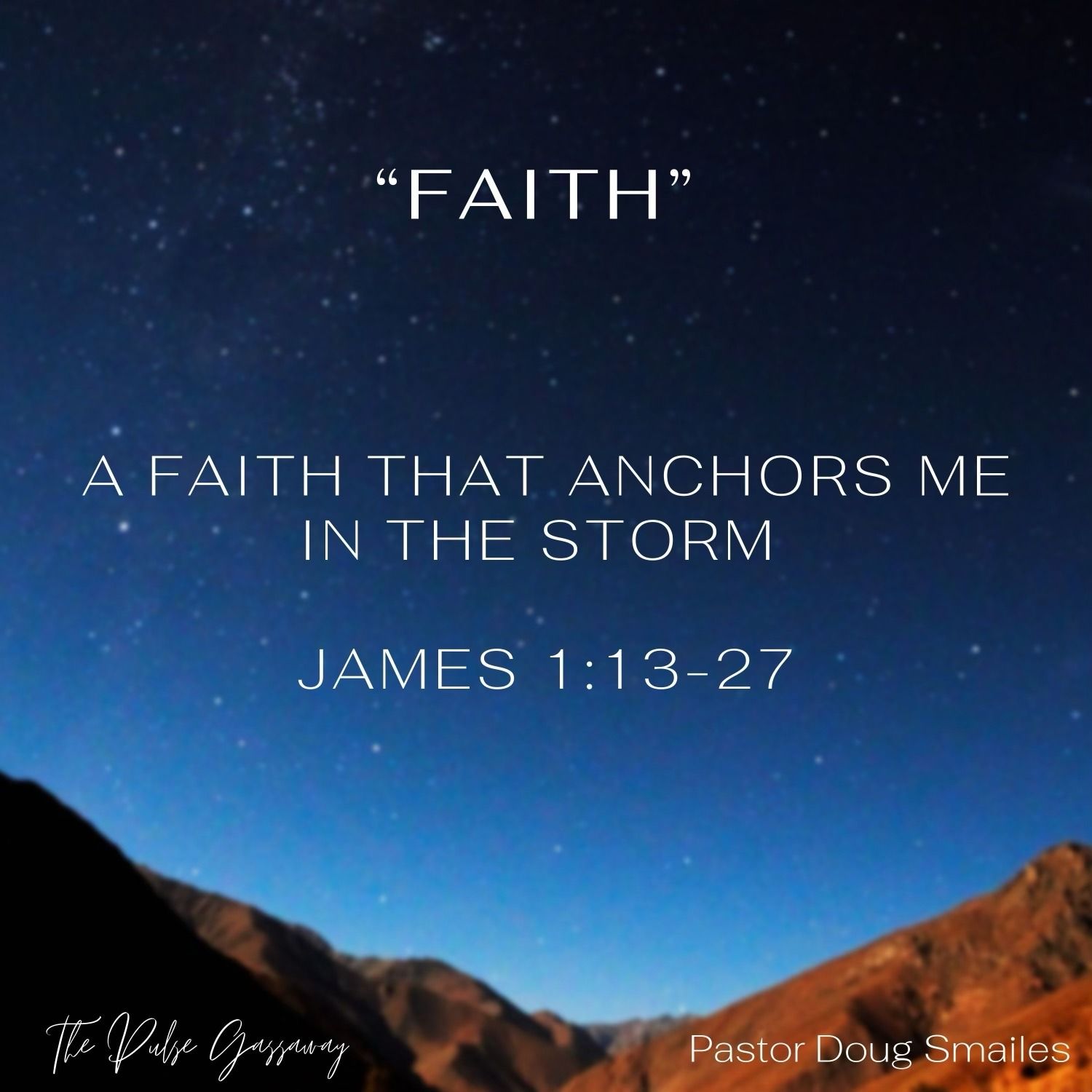 A Faith That Anchors Me In The Storm (Gassaway, WV)