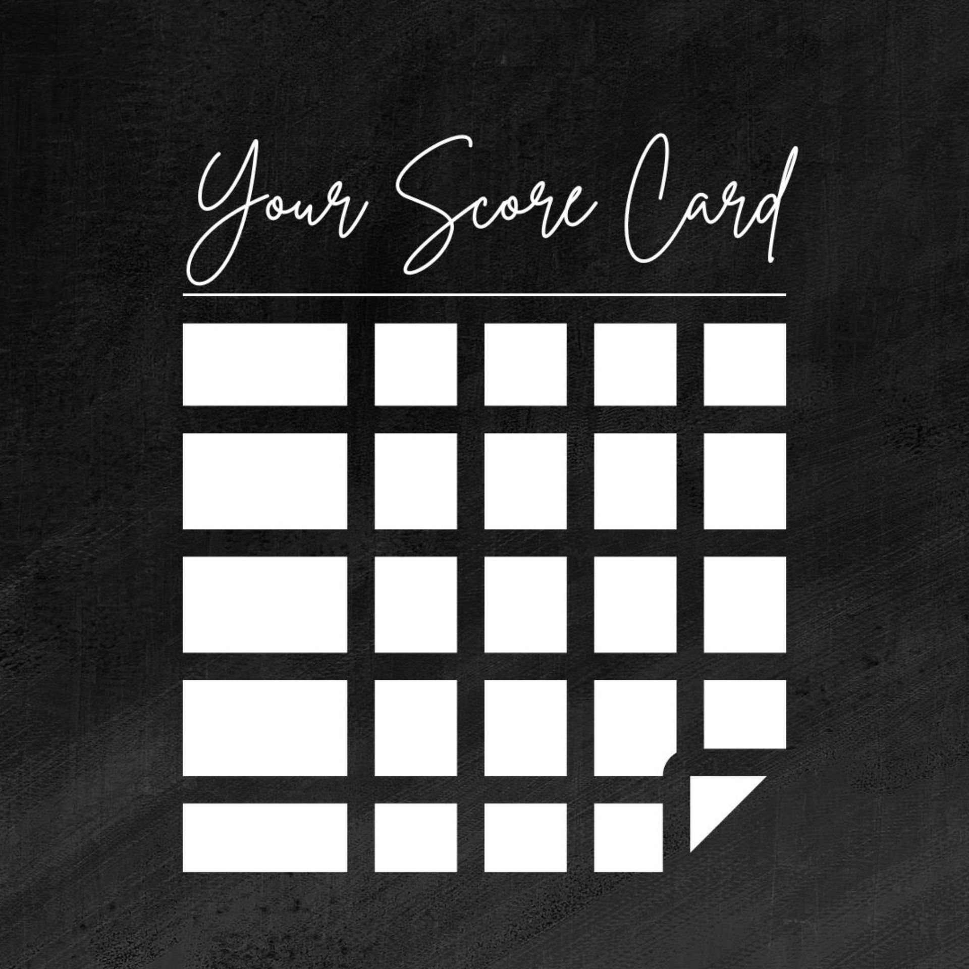 Your Score Card