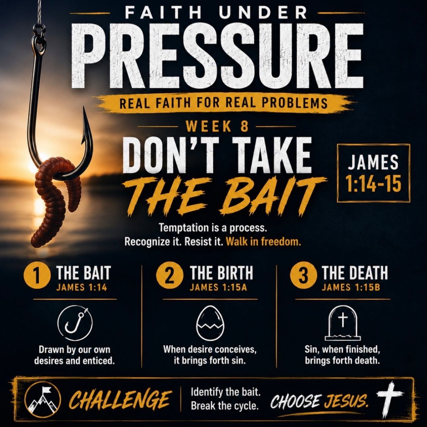 Don't Take The Bait-Faith Under Pressure-Week 8 episode artwork
