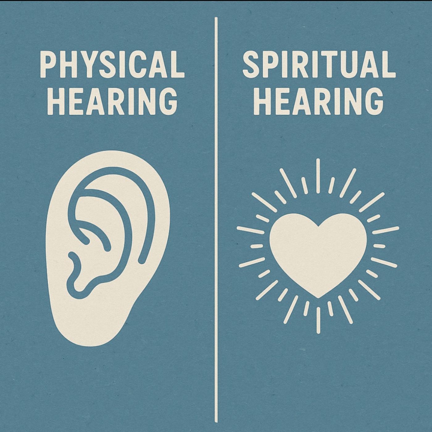 Physical Hearing vs. Spiritual Hearing