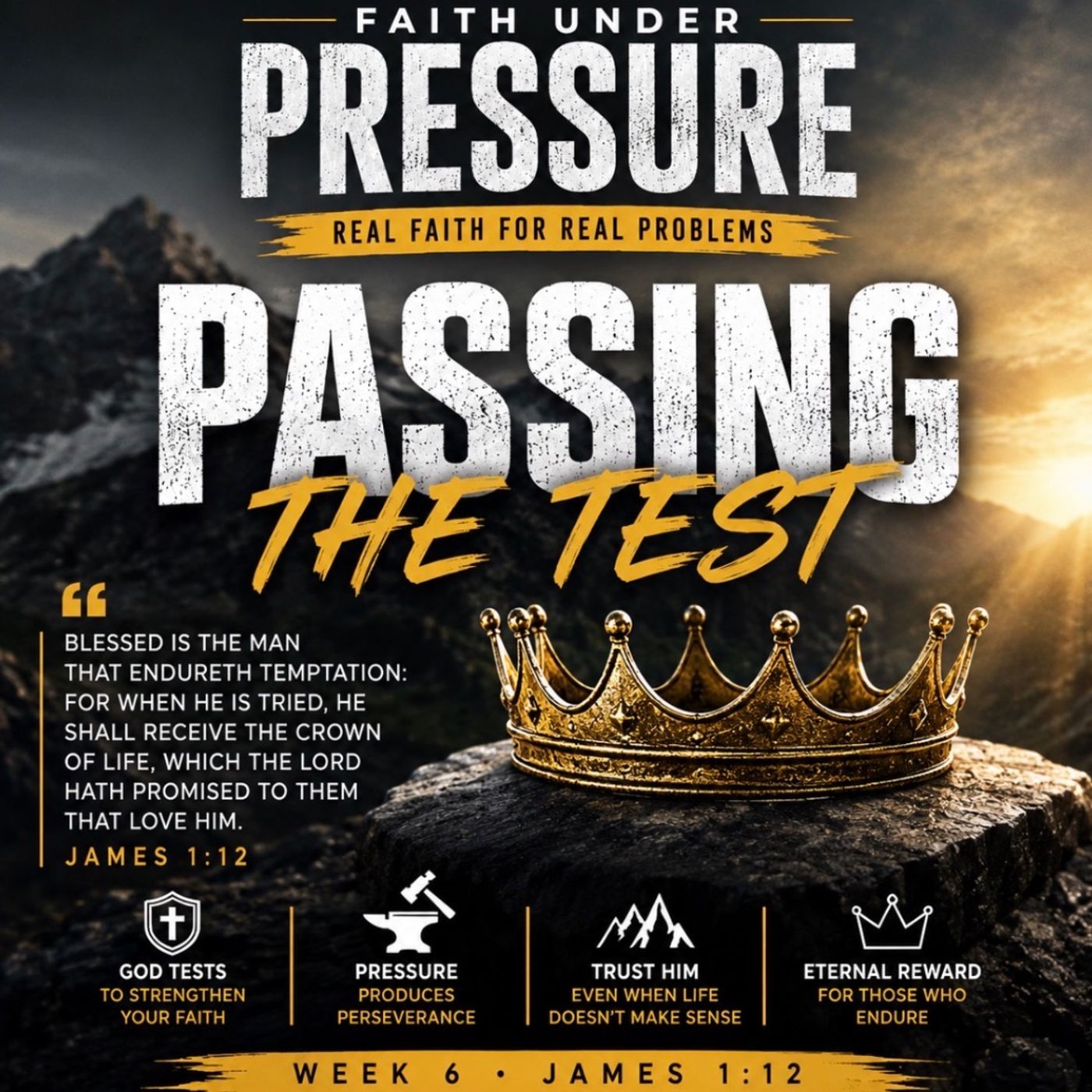 Passing The Test-Faith Under Pressure-Week 6 episode artwork