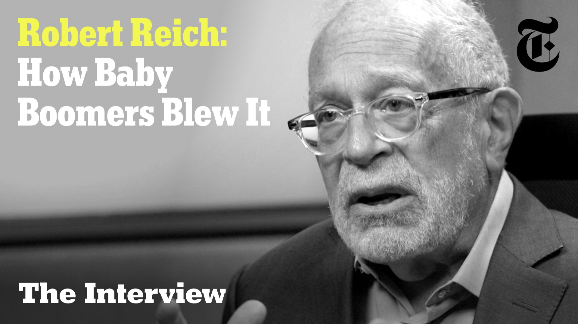 Robert Reich Thinks the Baby Boomers Blew It