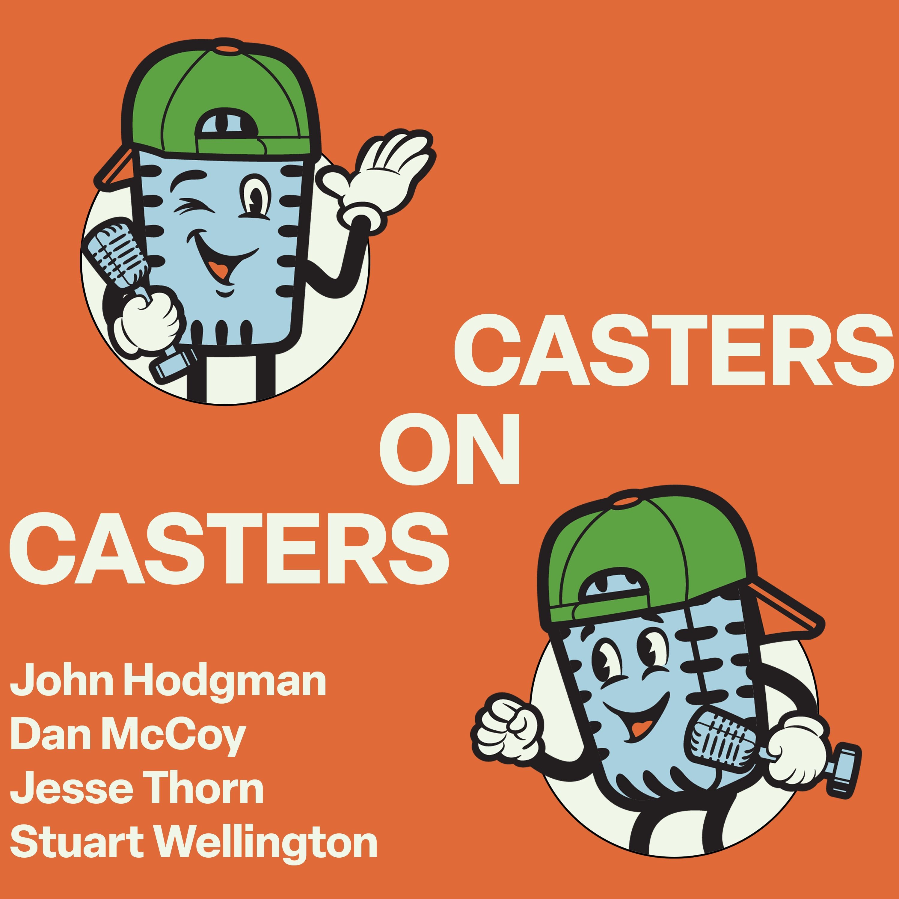 Casters on Casters: John Hodgman, Dan McCoy, Jesse Thorn, and Stuart Wellington