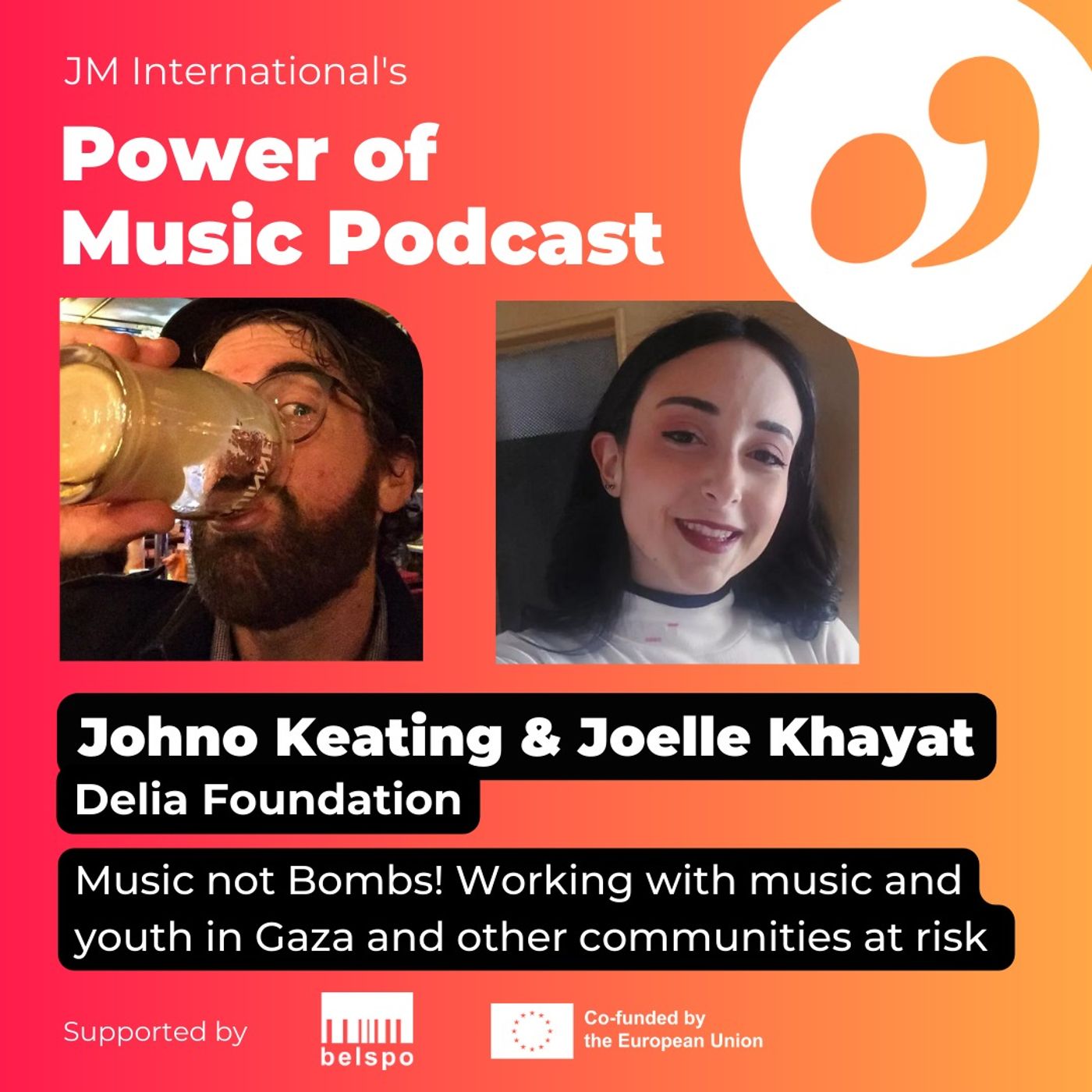 Music not Bombs! Working with music and youth in Gaza and other communities at risk  (with Johno Keating and Joelle Khayat of the Delia Arts Foundation) episode artwork