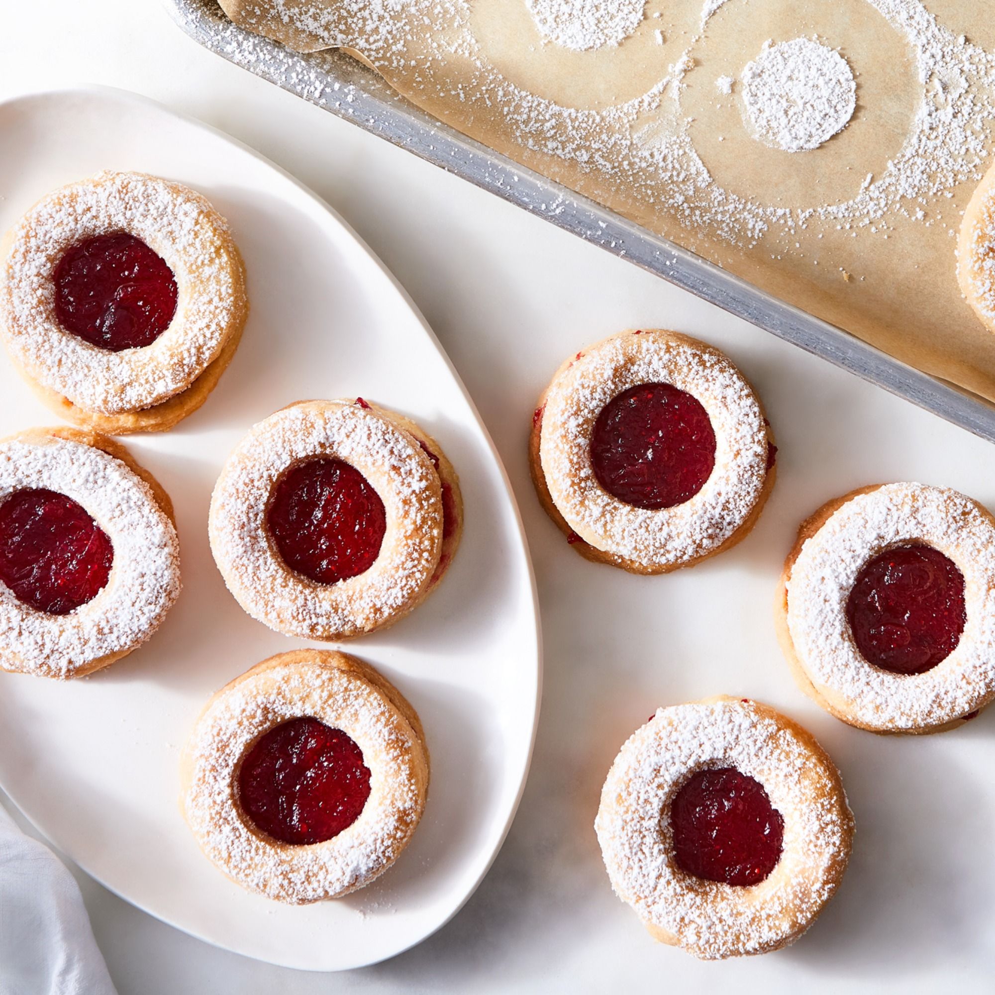 Carla Hall makes Cranberry Ginger Linzer Torte Cookies - podcast episode cover