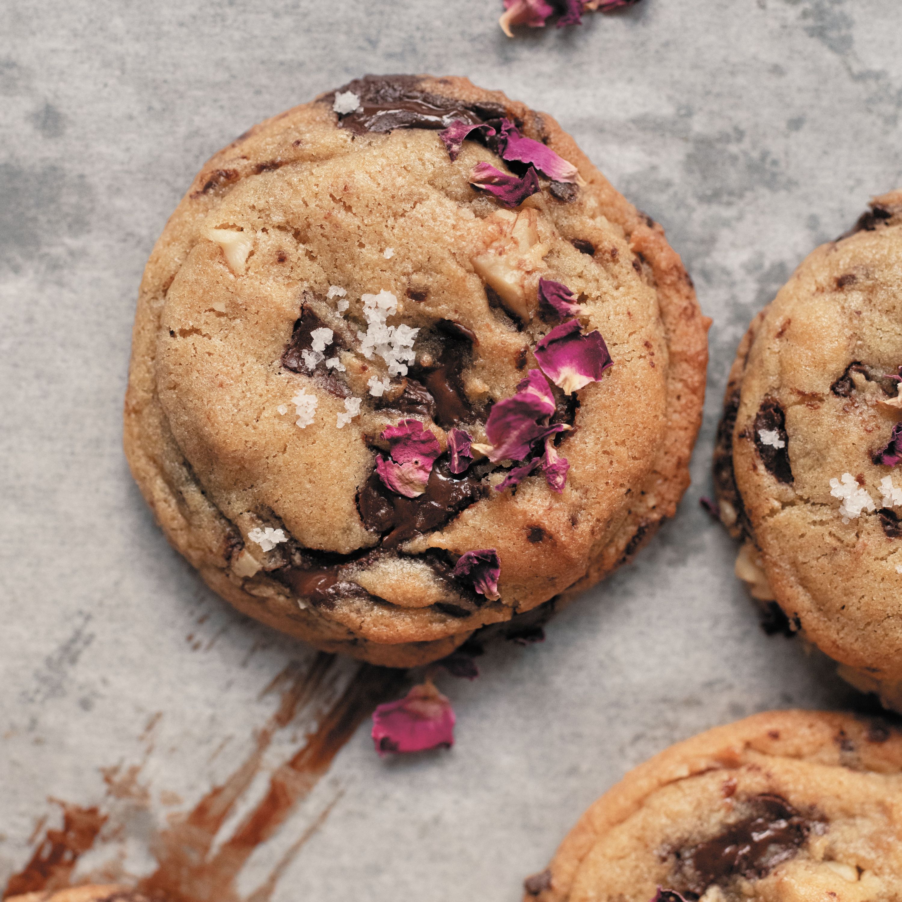 Thalia Ho makes Rose Walnut Chocolate Chip Cookies