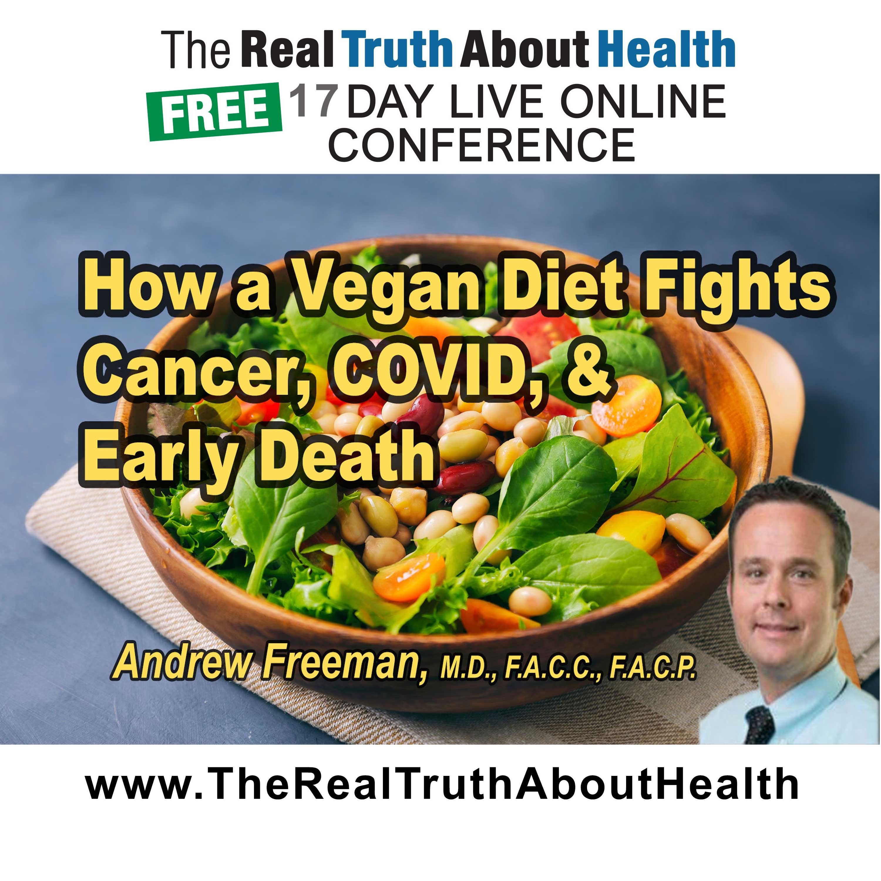 How a vegan diet fights cancer, COVID, and early death episode artwork