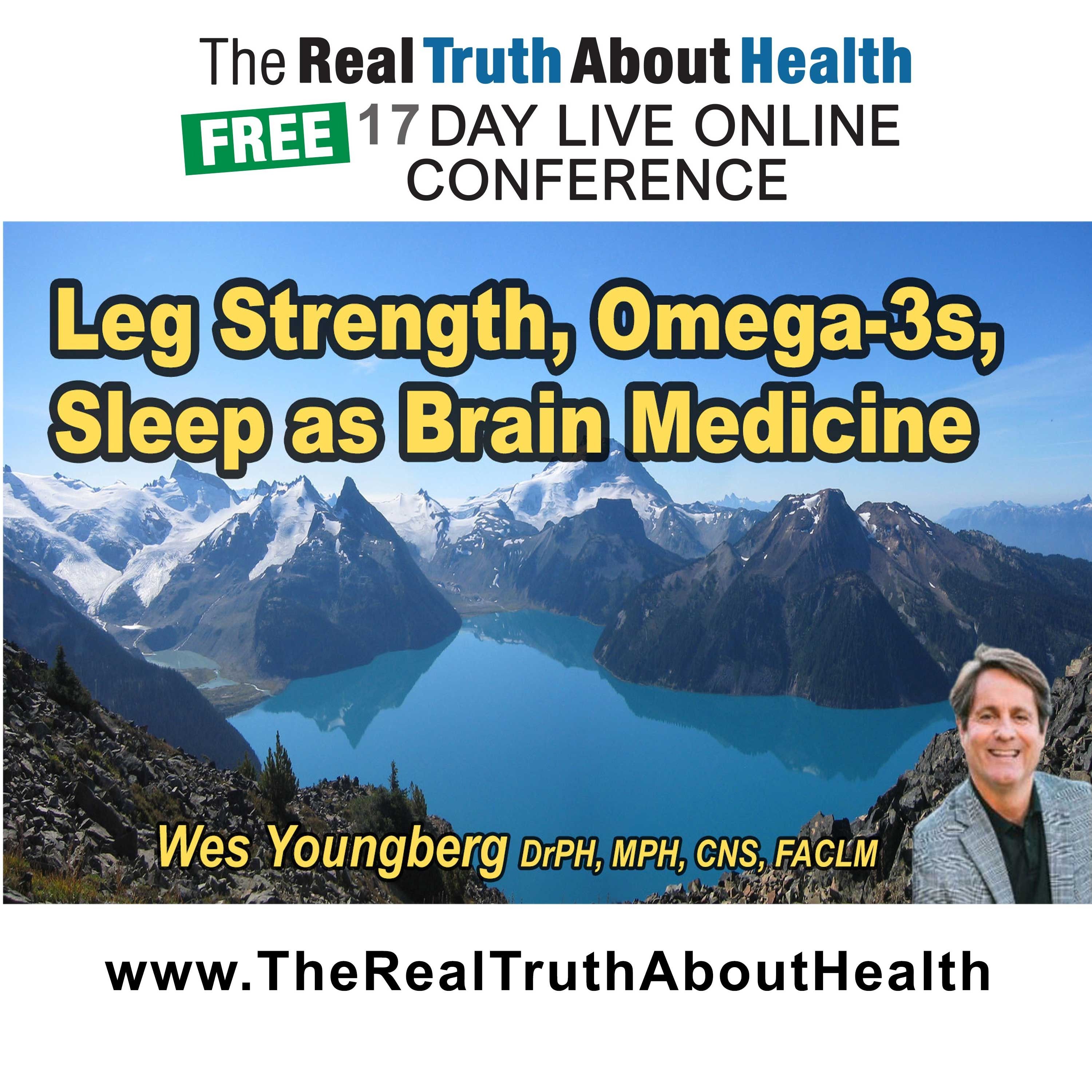Leg strength, omega-3s, and sleep as brain medicine episode artwork