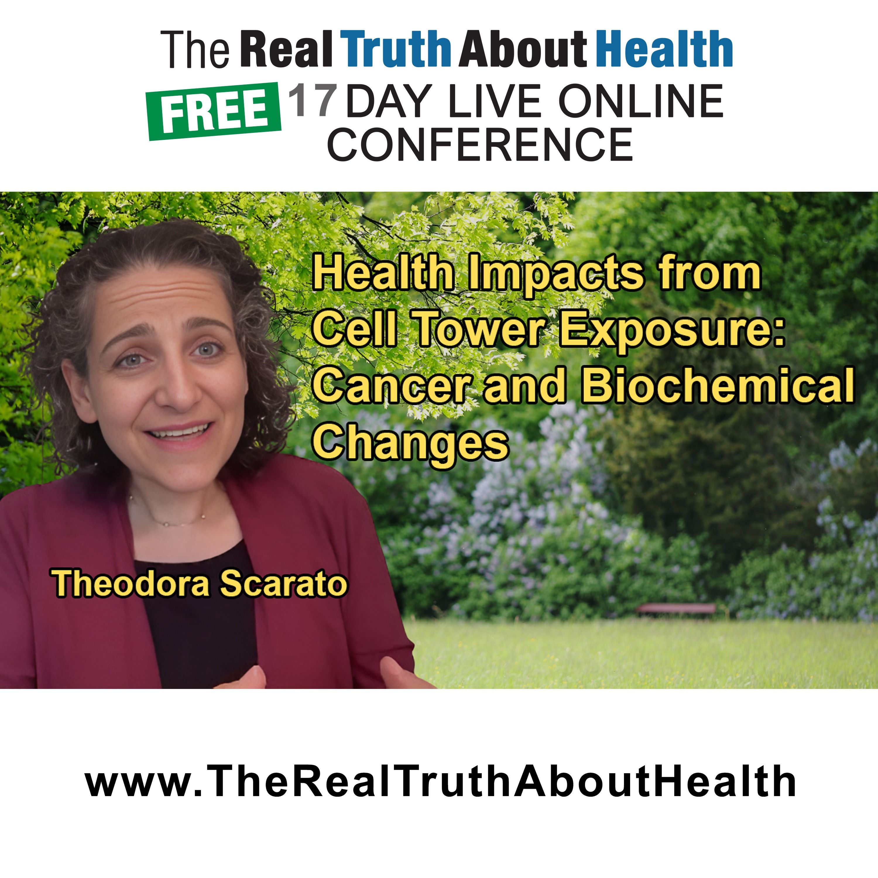 Health Studies Documenting Cancer, Biochemical Changes, and Radiofrequency Sickness from Cell Tower Exposure with Theodora Scarato