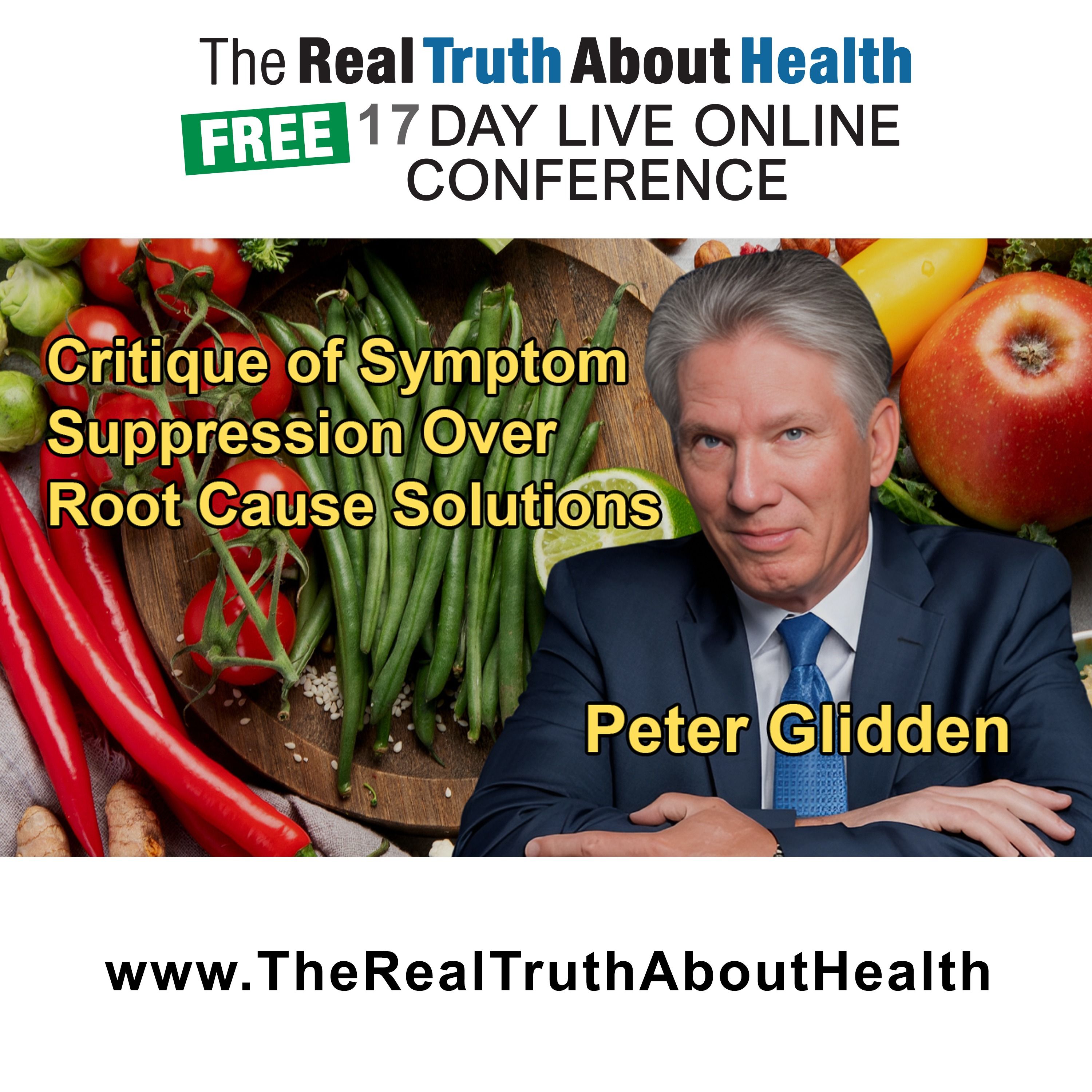 Critique of Allopathic Medicine's Focus on Suppressing Symptoms Rather Than Addressing the Root Cause with Dr. Peter Glidden